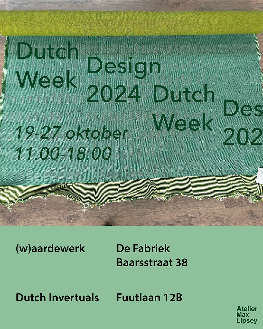 Where to find me next week during @dutchdesignweek 2024