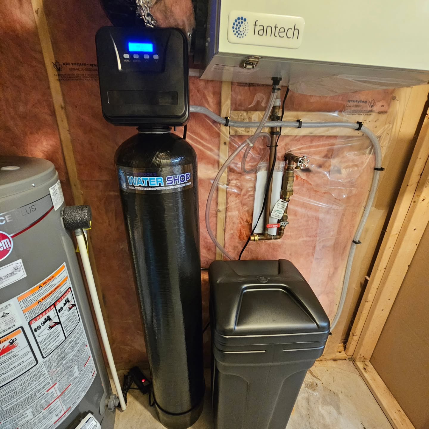 Today's install! Hydrotech 42,000 grain water softener!