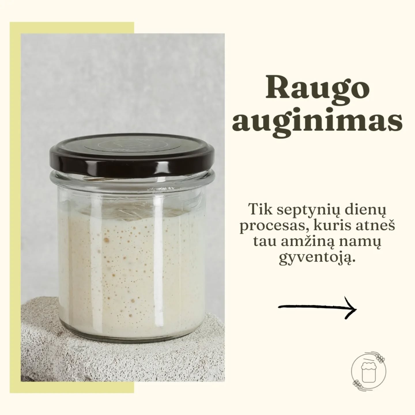 Jeigu ir tu nori pradėti sourdough duonos kelionę, tačiau vis dar neišdrįsti įgyvendinti pirmojo punkto - užsiauginti raugą, o gal bandei ir nepavyko, paruošėme tau greitą atmintinę, kurios platesnį aprašymą gali rasti www.rugsta.lt ✨🌾
#levain #raugas #įmaišas #starter #sourdough #raugoduona
#maistogamyba #foodie #food #artisanbread