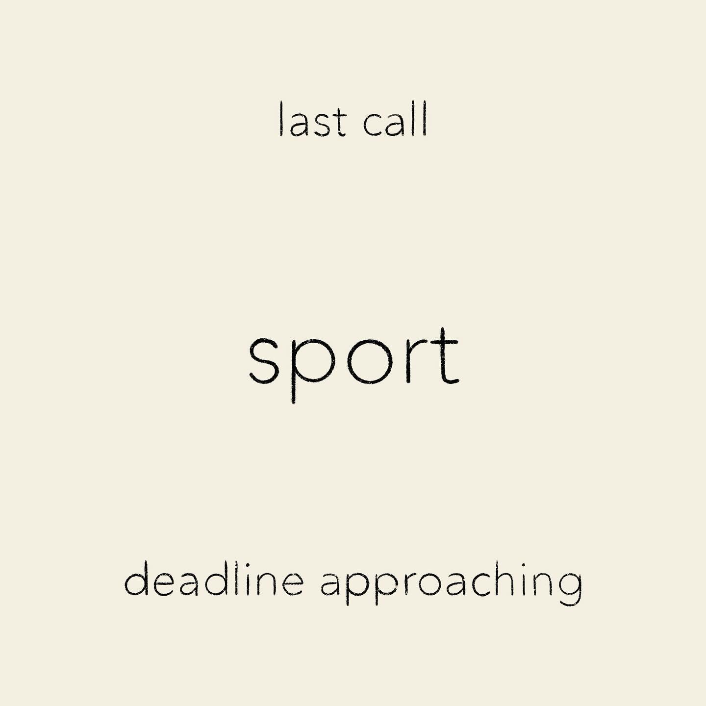 SUBMISSIONS CLOSED: The concept for Issue No. 23 is ‘sport.’ Creating moments of triumph, heartbreak, and humanity, sports are one of the most intimate escapes. The beauty is in the unity. Its innate pursuit of excellence, an intensely communal experience to most, where personal narratives may also unfold. Send in old work, new work, anything that might feel right.
Send an email to ‘contact.pearlpress@gmail.com’ with your written or visual work; include your name, a short bio, title and description of the work. If you are sending visual work, make sure it is at least 300 dpi. If you are submitting written work, please send as a PDF. There is no max or min amount of work you can send, but keep in mind that only some of the work might be selected. Every issue will have a concept that you can interpret in whatever way you would like. Some work from each issue will be displayed on @pearl.press as well, so include a website and Instagram handle if applicable! Thank you and happy submitting!
Deadline: October 31st
-
#pearlpress