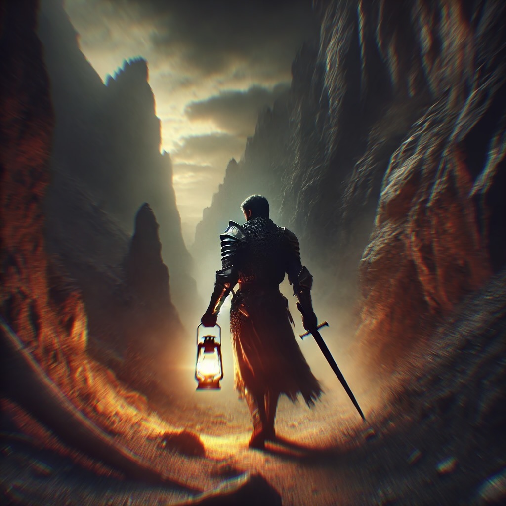 “Your word is a lamp unto my feet” - Psalm 119:105
A depiction of spiritual warfare of Ephesians 6 the Armour of God in light of Psalm 119:105 according to ChatGPT.
#Psalm119 #Truth #God