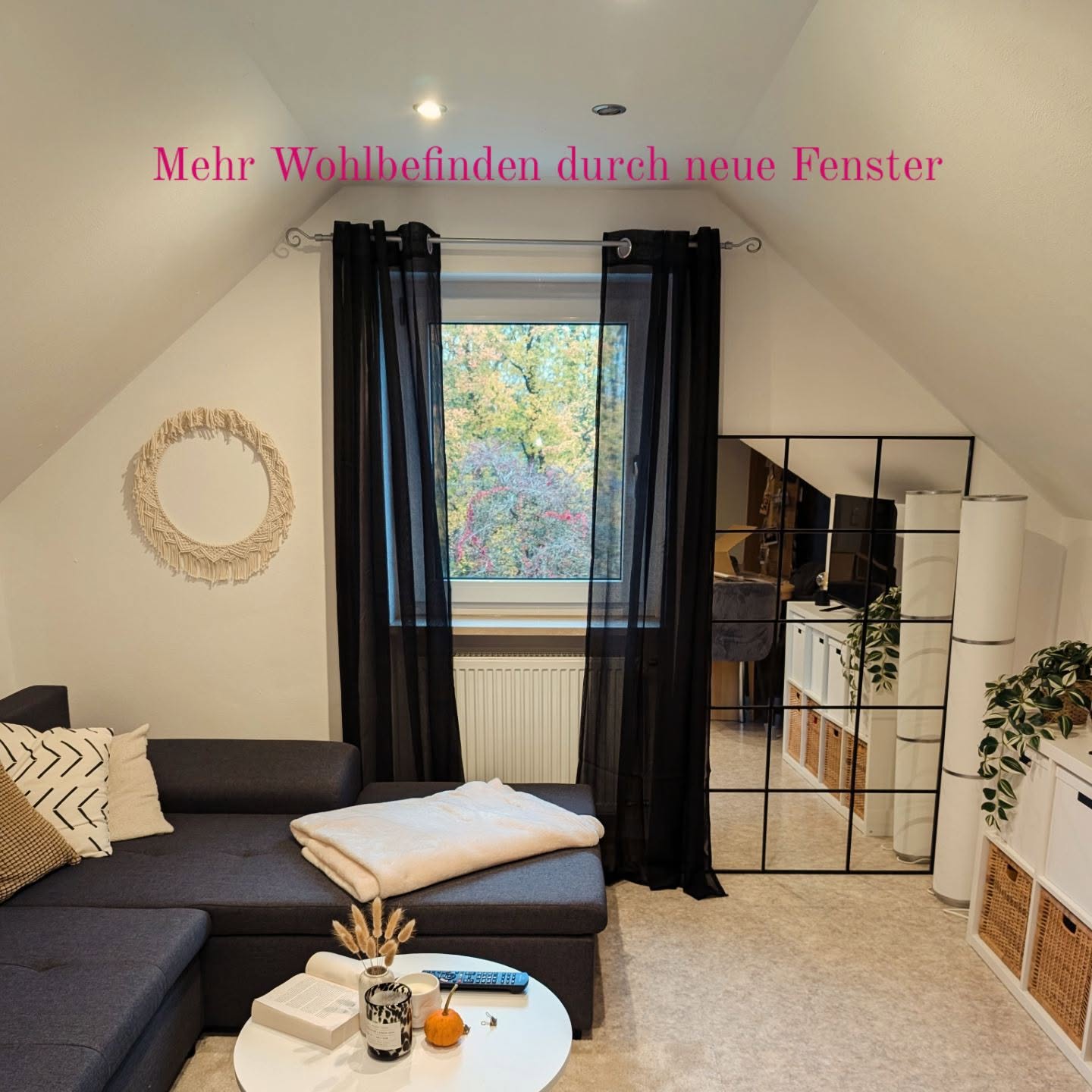 Neue Fenster in weiß, unendliche Gestaltungsmöglichkeiten.