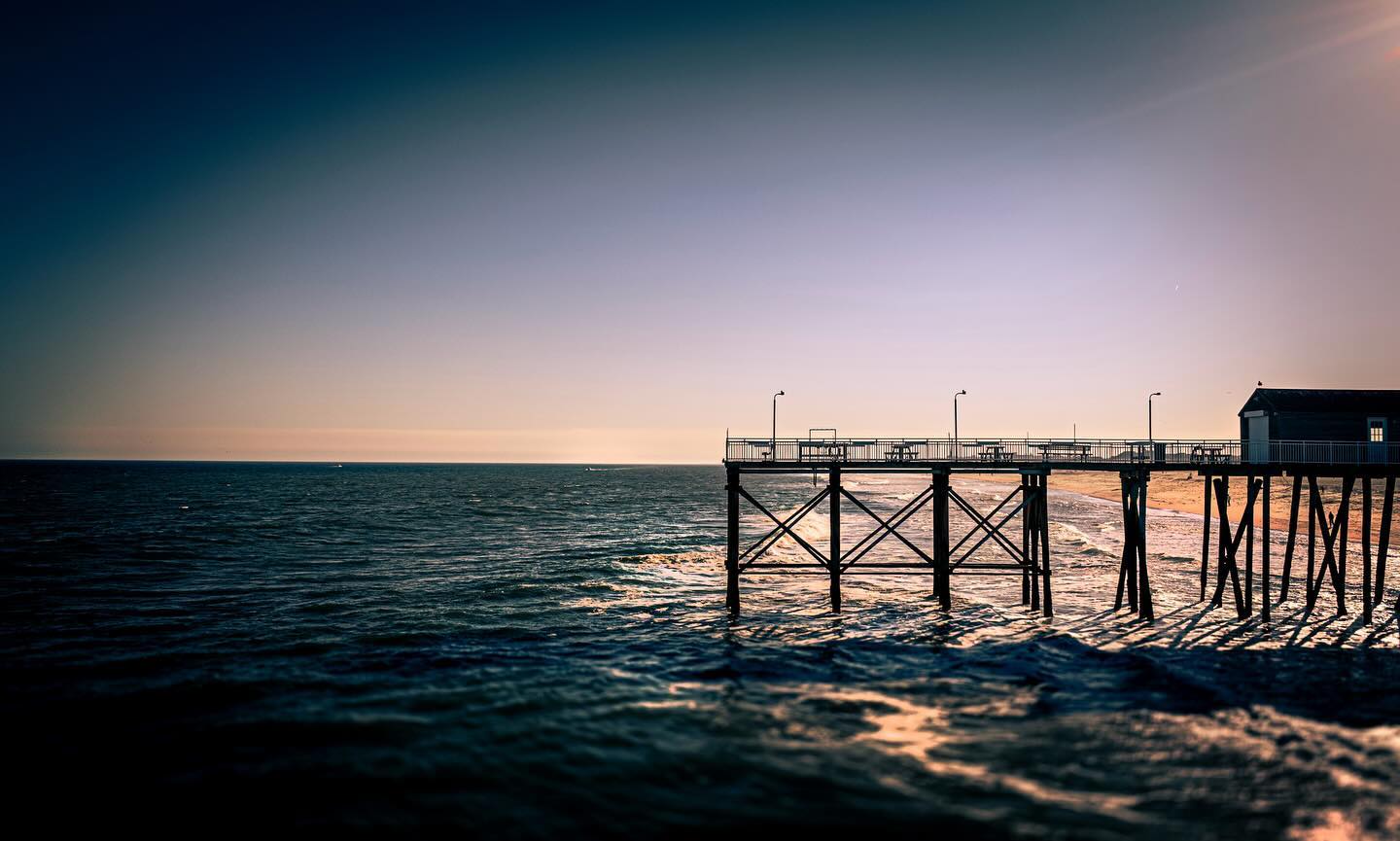 #oceanphotography #eastcoastin #belmarnj #pier