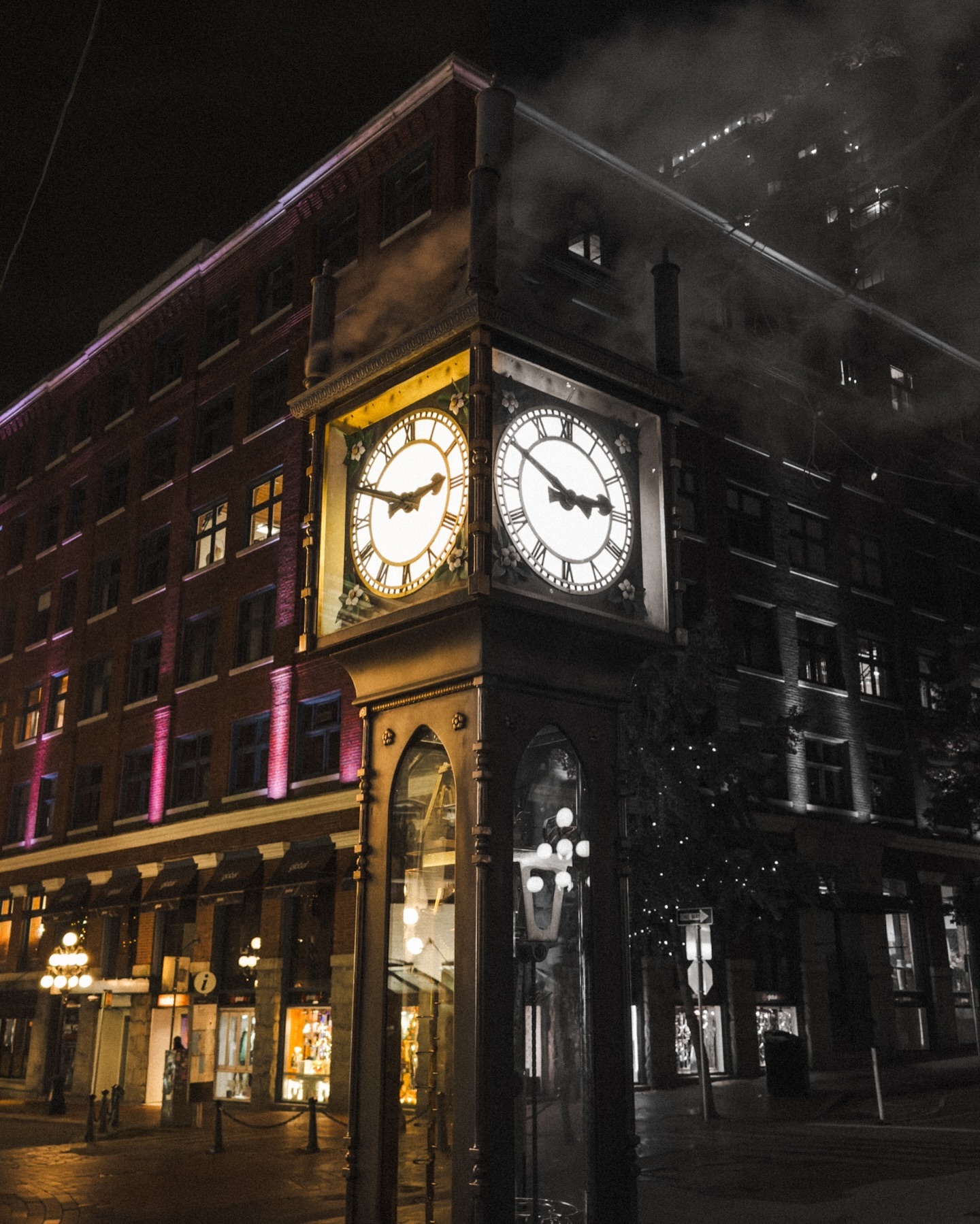 Out and about in Downtown Vancouver after a busy few days filming