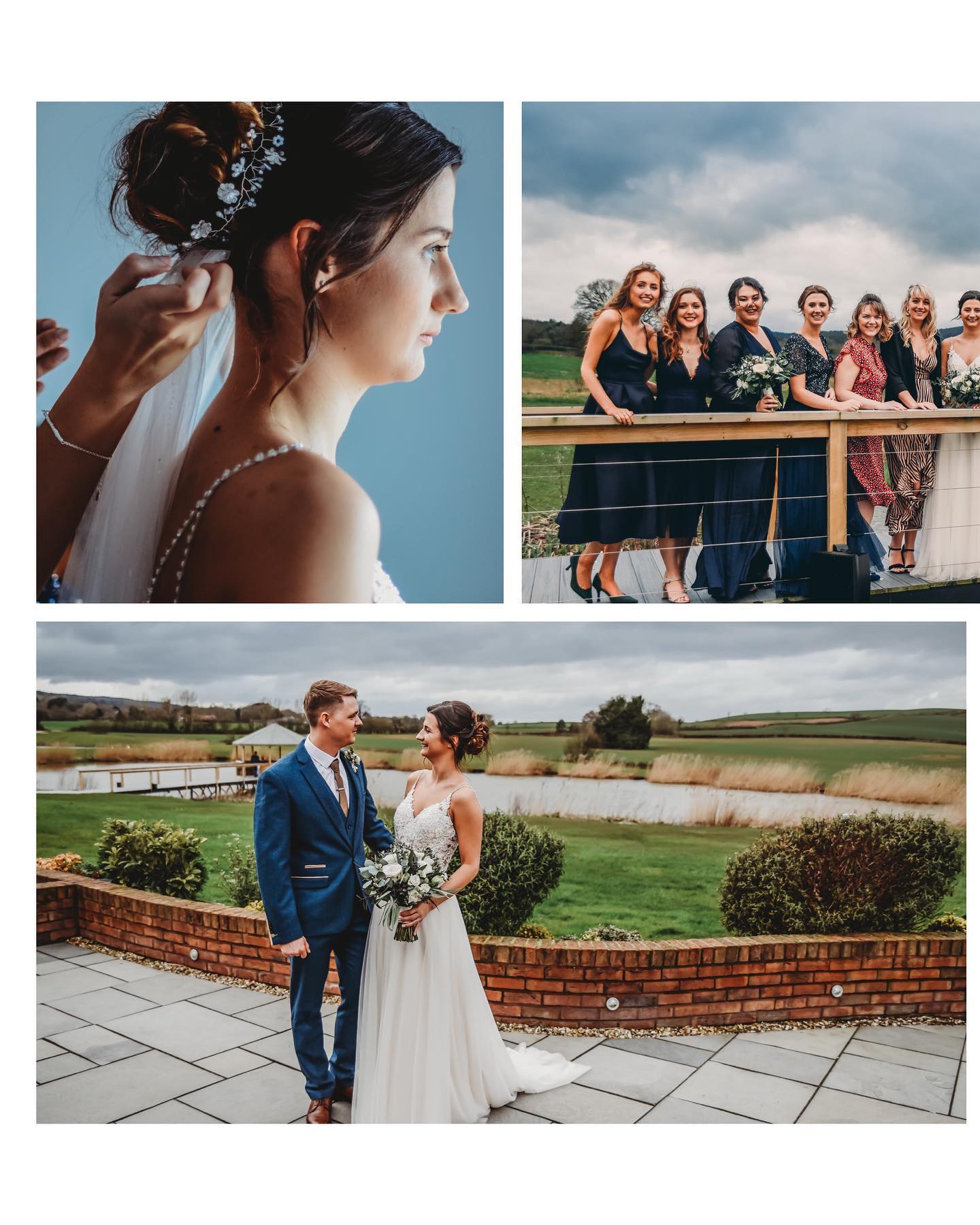 Flashback to the beautiful wedding of Becky & Chris at Quantock Lakesโฆ.
