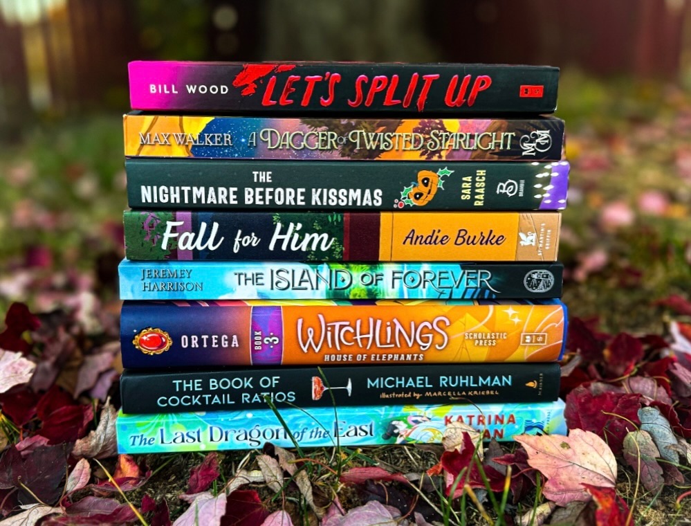 🍂 FALL IS HERE AND I HAVE NEW BOOKS 🍂
I visited @booksonthesq over the weekend and may have went a little too overboard 😅 I mean, OF COURSE I needed a third copy of Katrina Kwan’s new book and OF COURSE I needed the third Witchlings book, right? Plus, I’ve been ITCHING to read The Nightmare Before Kissmas and it was in stock too!
What are you reading this fall?
📚:
The Last Dragon of the East by @katrinazkwan
The Book of Cocktail Ratios by Michael Ruhlman
Witchings: House of Elephants by @claribel_ortega
The Island of Forever by @jeremeyhwrites
Fall For Him by @andiewritesandreads
The Nightmare before Kissmas by @sara_raasch
A Dagger of Twisted Starlight by @maxwalkerwrites
Let’s Split Up by @billreadslol