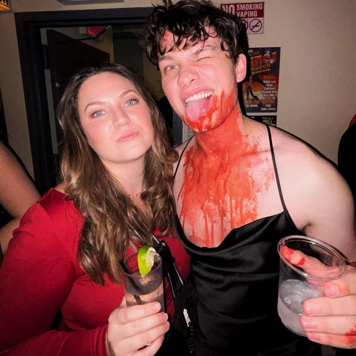 giggling with sweet sweet friends in the city!🪩💖