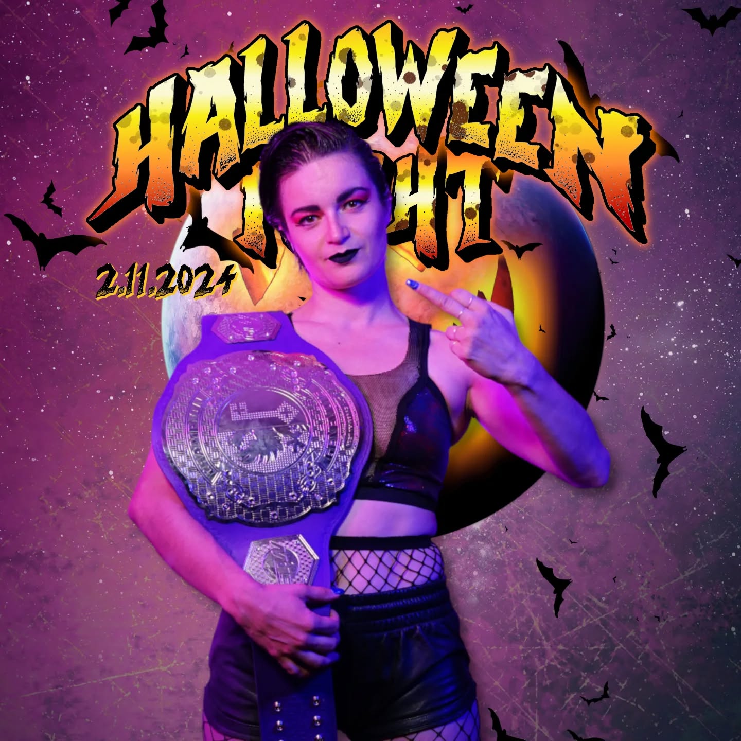 🎃 Halloween Night 2024 🎃
Samedi 2 novembre à Perly, viens surmonter tes peurs et donne de la voix le temps d'un show effrayant! 👀
Pour sa défense de titre, @the.iconic.charlie est clairement prête à tout! Méfiez-vous du King of Geneva!
🗺 Lieu: salle polyvalente de Perly
🗓 Date: samedi 02.11.2024
🕖 Portes: 19h00
💪🏽 Bagarre: 19h30
💵 Tarif: gratuit, chapeau à disposition
Tout public
Déguisements d'Halloween encouragés! 👻
#catch #suisse #Genève #Geneva #wrestling #show #sport #prowrestling #fight #Halloween