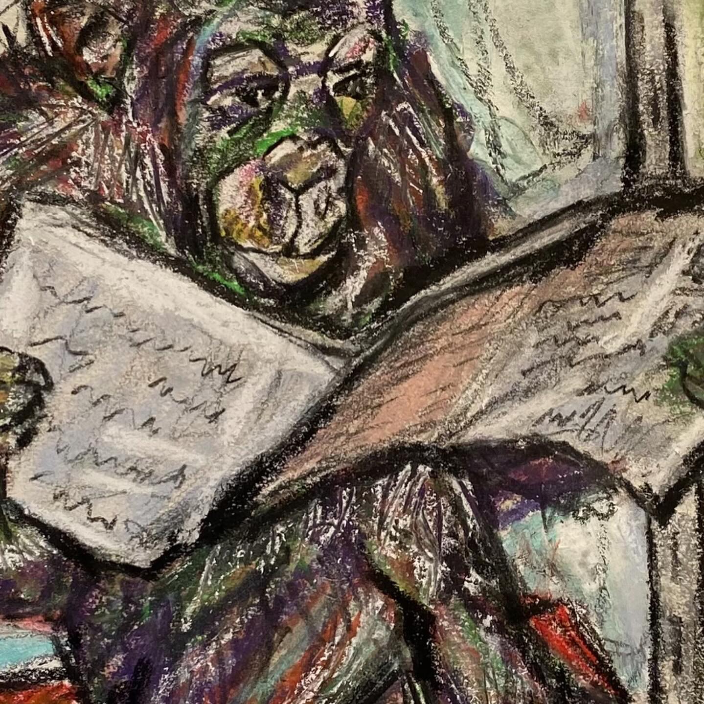 #artabstract #zeichnung #monkey #news #contemporaryart