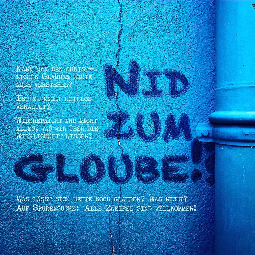 Isch doch "nid zum glaube!?" Kann man den christlichen Glauben heute noch verstehen? Ist er nicht heillos veraltet? Widerspricht ihm nicht alles, was wir über die Wirklichkeit wissen? Was also lässt sich heute noch glauben? Was nicht? Und wenn doch, warum?
Das Pfarrteam und das Forum für Lebensfragen lädt Sie herzlich ein zu einer spannenden Gesprächsrunde zu diesen Fragen und Zweifeln. Ein erster Abend findet im Kirchgemeindehaus statt am Freitag, 01. November 2024, 19.00, und es gibt dazu Wein, Kaffee und «öppis zum Schnouse». #kirche #oberburg #kircheoberburg #gesprächsrunde #nidzumgloube