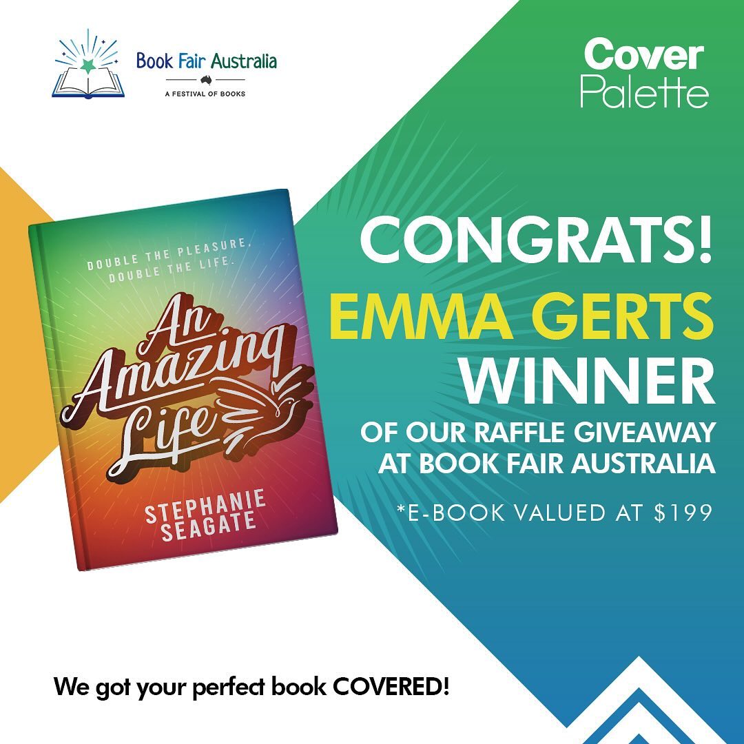 Congratulations Emma Gerts of @whatwewrotepodcast for winning our ebook cover giveaway valued at $199! Keep an eye out in your inbox for a message from us! 🌟🌟🌟