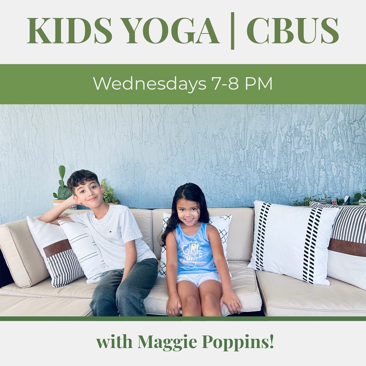 💃🕺Date Night for Adults! 🧘🏻♀️🧘🏽♂️Yoga for Kids!
⭐️Offering fun yoga poses, storytelling, singing, dancing, games, breathwork, and mindfulness exercises for kids!
🌟Enjoy Yoga with Maggie Poppins, with the intention of improving flexibility and balance, building strength and attentiveness, reducing stress, and enhancing relaxation!
💫We ensure a small class for a quality experience! Don’t delay, register today!
👉🏻Link in bio to learn more & register!
YogaWithMaggiePoppins.com
🕊️🫶🙏Namaste
#kidsyoga #yogaforbalance #yogaforkids #kidsyogateacher #mindfulnessforkids #yogateacher #kidscorner #kinderyoga #mindfulnessforkids #yogalife #yogapractice #braingym #hathayoga #kidsactivities #kidsyogaclass
#cbuskids #columbusmoms #614moms #614kids #columbuskids #614 #columbusohio #cbusmoms #asseenincolumbus #614family #614mom #cbusfamilies #columbusfamilies #eventsforkids #experiencecolumbus
