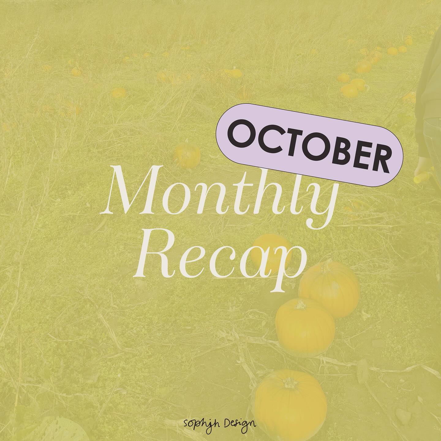October Monthly Recap🎃 (time has flown - I haven’t done one of these since June).
October has been a busy one and I definitely feel as though I’ve got lots done.
👩🏼💻 My clients and I have launched exciting new websites this month (including a variety of styles). Two have been refreshes of existing sites and one a completely new design - yay.
🍂 I’ve had lots of fun embracing Autumn- from lovely meals out or snacks at home, to exploring outside on walks or runs🏃♀️ and enjoying birthday celebrations.
✏️ Lots of preparation for three new projects which have just started (including plenty of to-do lists, mood boards and sending out Project Proposals to new enquiries).
How was your October (and what plans do you have for the rest of November)?
#branddesigner #branddesign #branding #designer #graphicdesigner #graphicdesign #websitedesign #websitedesigner #webdesigner #webdesign #wixwebsite #wixwebsitedesign #wixwebsitedesigner #wix #smallbusinesswebsite #websitetemplate #websitetemplatedesign #websitetemplateshop #websitetemplatesdownload #york #yorkshire #designstudio #designstudioyork #designstudiouk #webdesigneruk #colourfulbranding #colourfulwebsites