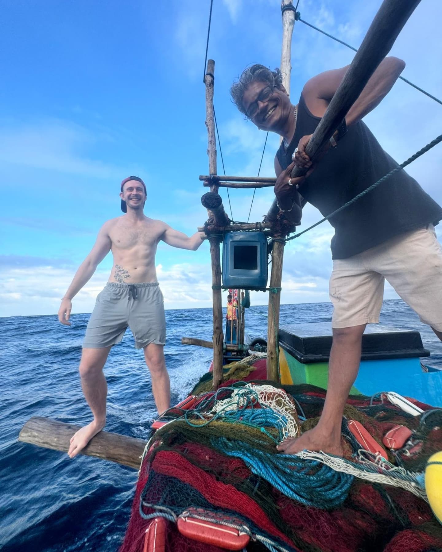 "Set out on an ocean adventure with Lucky as your guide! 🌊🐟 Join our fishing tour for an authentic Sri Lankan experience and reel in the catch of the day.
#LionsRest #FishingWithLucky #gurubebila #lionsrest #lionsrestexperience #weligama #weligamasurf
