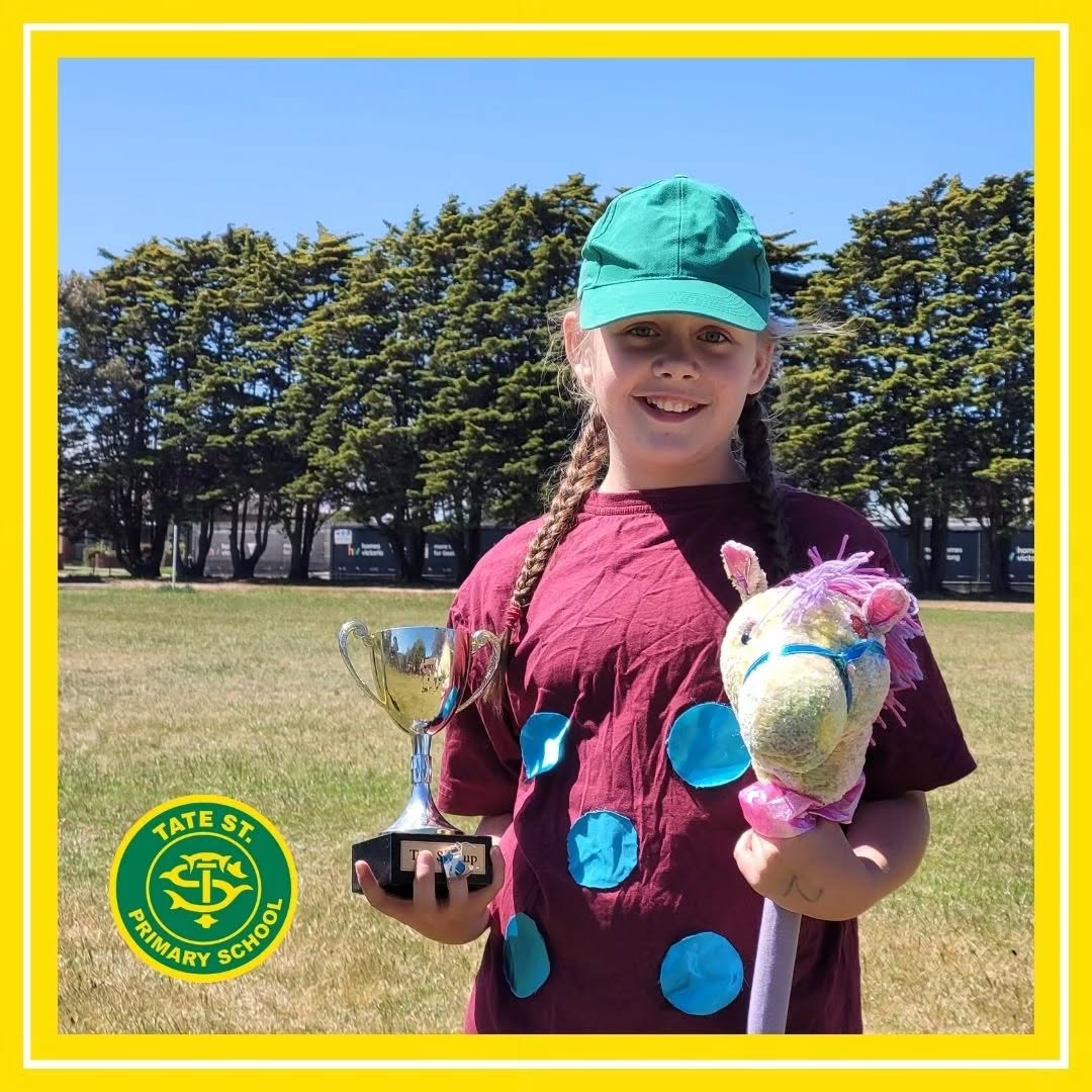 In the race that stops a school, the Tate Street Cup was run and won yesterday. Continuing a longstanding tradition, Makayla overcame the handicapper to pull off a dominant win in tough conditions. Many thanks to Mr. Potter who wore many hats as handicapper, trainer, strapper, steward and master of ceremonies.