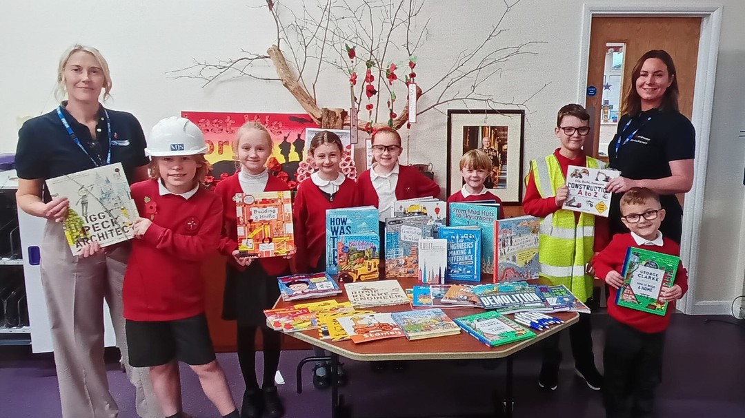 Our visits kicked off today with our first school of nine - Guyhirn C of E Primary School. The children were engaged during the presentation and had some great statements and questions to share. Thanks to Sam at Qualpaint Ltd for your support helping to hand over the construction books for the school.
This wouldn't be possible without all our wonderful sponsors, who we are very thankful to:
@mistekltd
@storyelectrical
@mkm_kingslynn
NJ Fox Plumbing & Heating
#construction #community #SocialValue #school