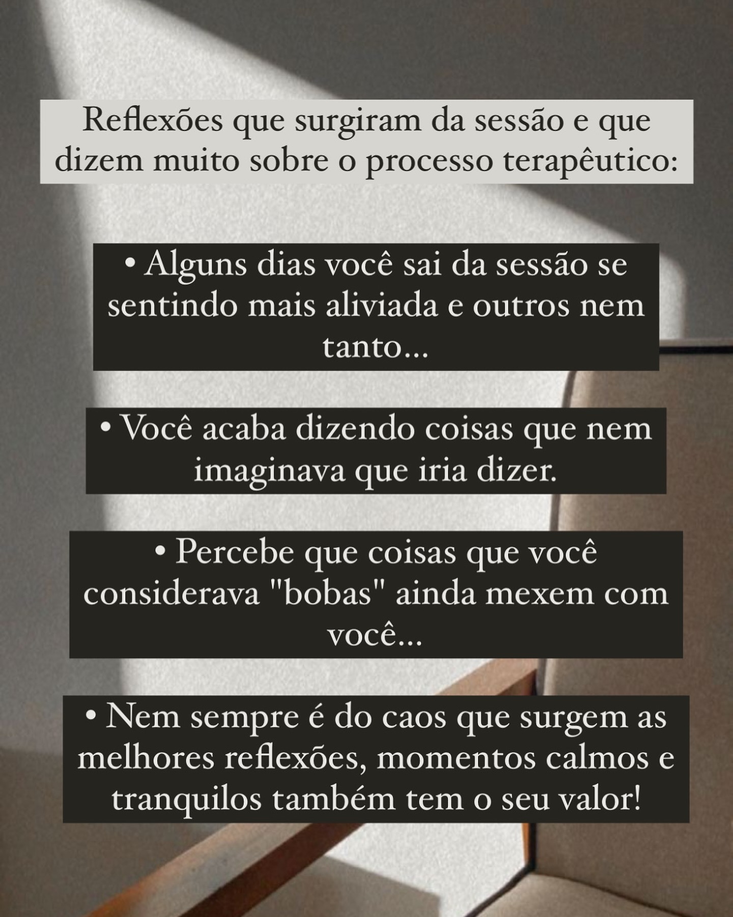 Você já teve uma sessão de terapia que tomou caminhos que você nem imaginava?
Às vezes saímos mais leves, outras vezes com novas perguntas – e tudo faz parte do processo!
Qual foi a maior surpresa que você teve ao olhar para dentro?
#psicoterapia #psicoparabrasileiros #psicoportugal #psi #terapia #psicologia #luto