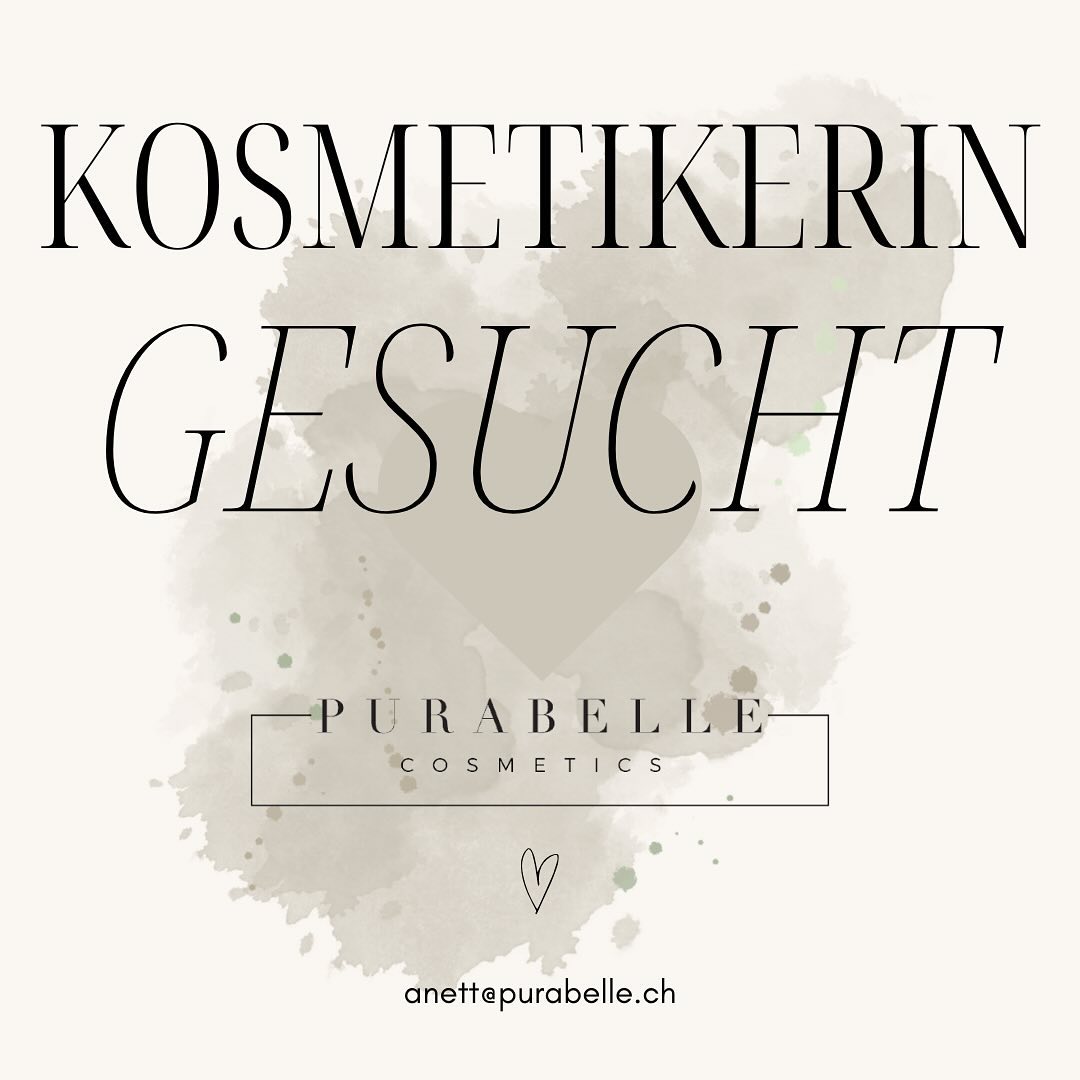 Wir suchen Verstärkung! 🤍
Bist Du freundlich, liebevoll und offen im Umgang mit unseren Kundinnen? Dann bist Du genau die Person, die wir suchen!
Teamfähigkeit und Freude an Deiner Tätigkeit sind uns ebenfalls sehr wichtig. Bei uns erwarten Dich Behandlungen mit modernster Technologie – daher ist ein Sachkundenausweis unerlässlich.
Schick uns Deine Bewerbung ganz einfach per E-Mail oder Post!
Wir freuen uns darauf, Dich kennenzulernen!
Euer Team von Purabelle Cosmetics ✨
📧 anett@purabelle.ch
✉️ Längassstrasse 57 | 3012 Bern