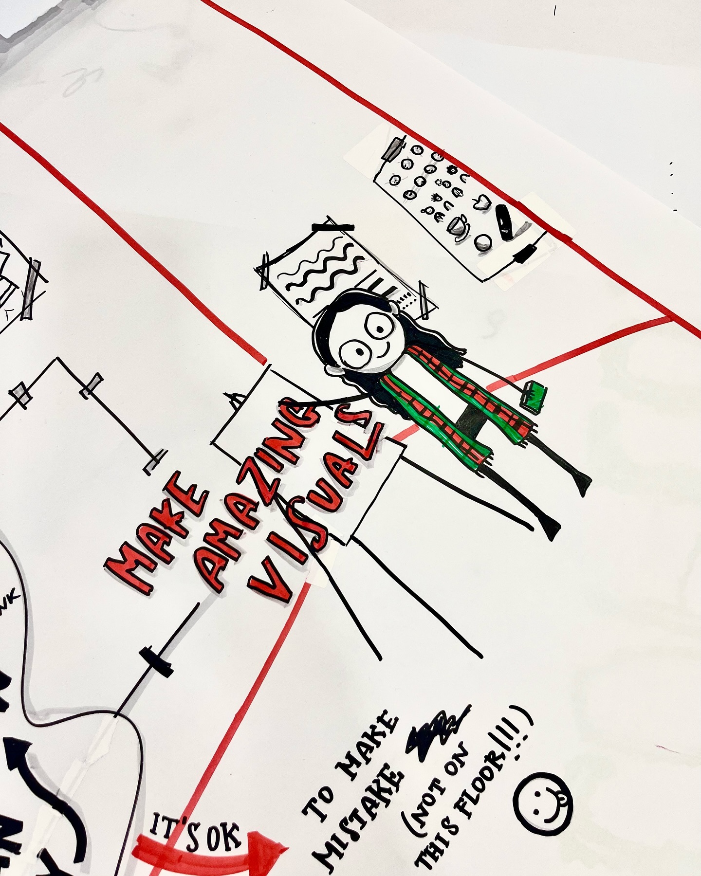 I hosted my first training course on how to do amazing visuals from level 0 to maximum visual confidence 🤩💭✏️
Check out this crazy cool drawing of me and my sketchbook made by my participant @fabiolabertani . I just LOVE it. Thank you 💖
#trainingcourse #visualthinking #learntodraw #businesscourse