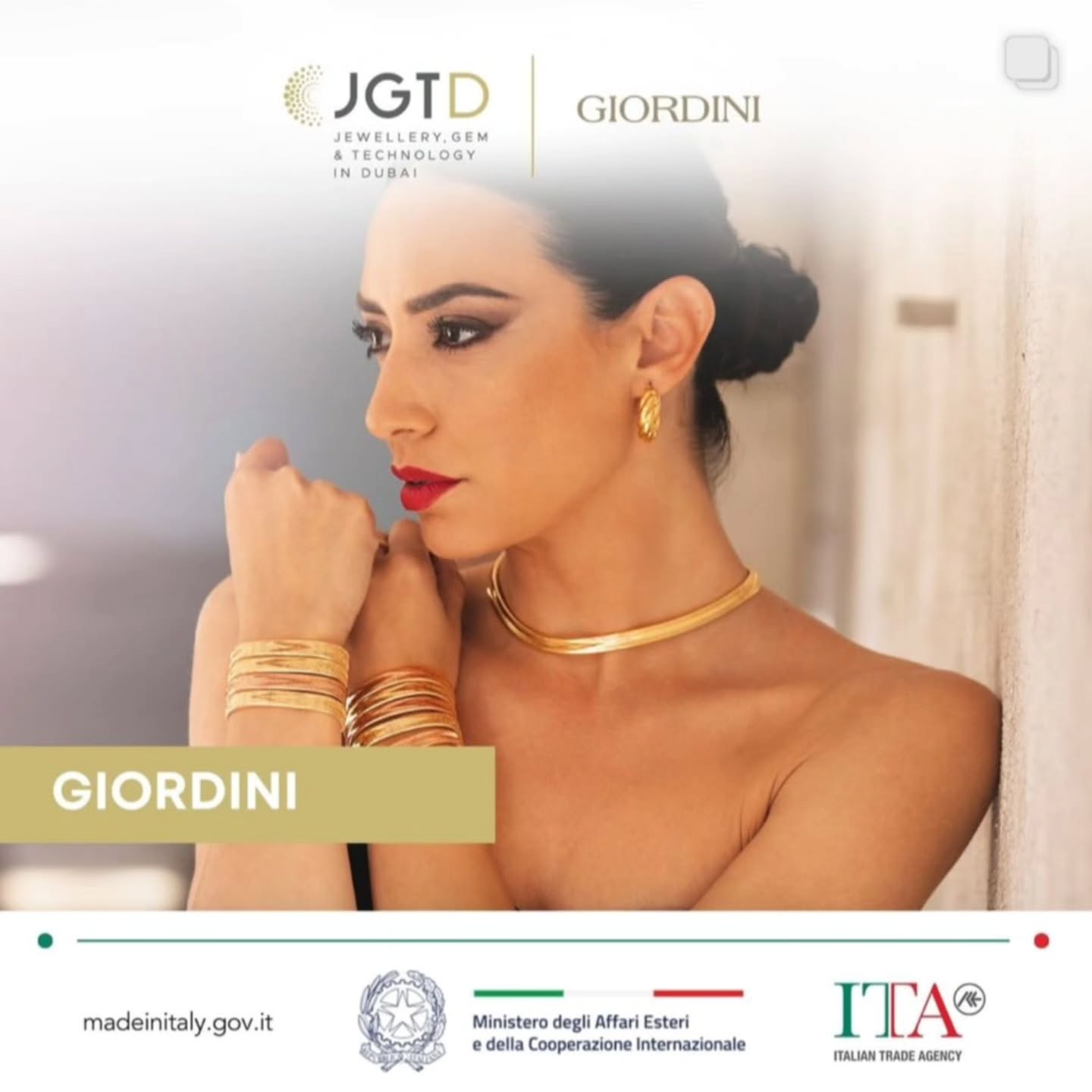 JGTD - Jewellery, gem and technology in Dubai.
madeinitaly.gov.it 🇮🇹
Ministero degli Affari Esteri e della Cooperazione Internazionale
Italian Trade Agency
@itadubai
•
•
•
•
#jewelry #dubai #jgtd #madeinitaly #oro
