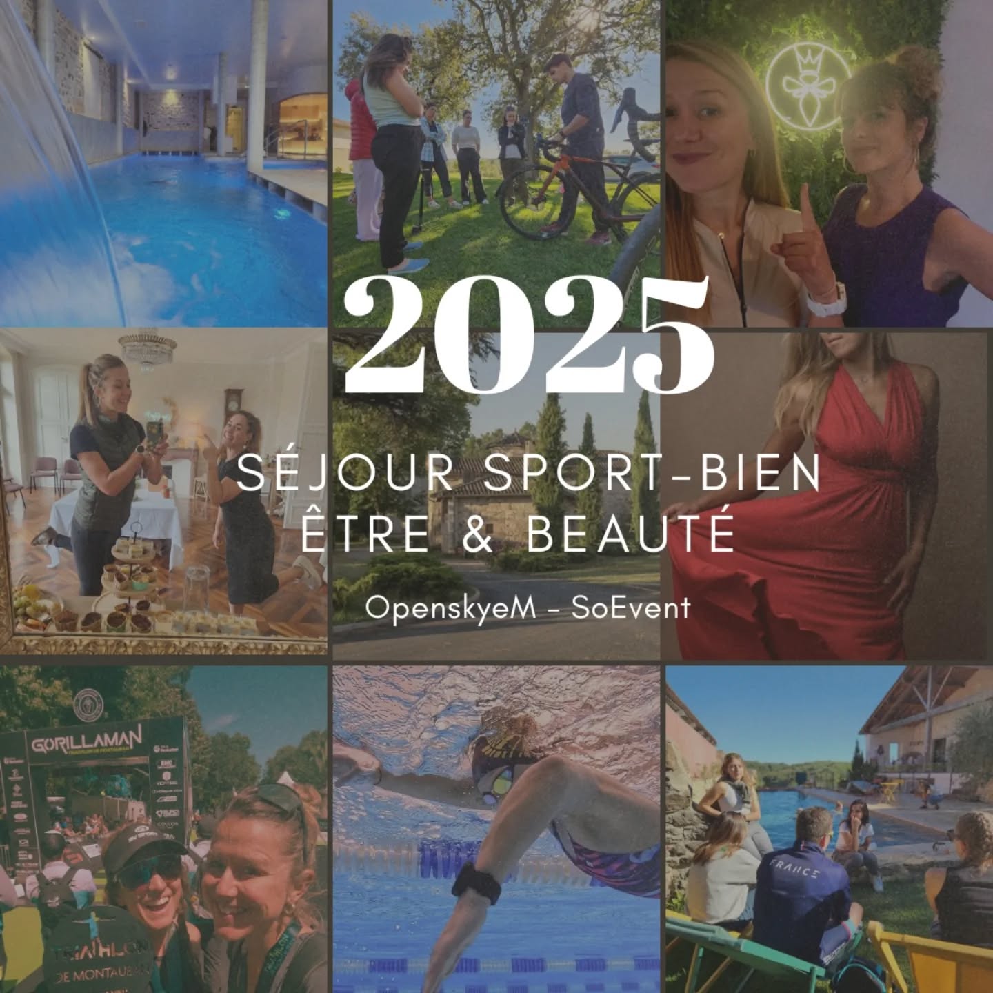 đâ€ïž2025 SERA RICHE EN EXPĂRIENCES SPORTIVES-BEAUTĂES & BIEN-ĂTRE 100% FĂMININE
đAmĂ©lie dâOpenSkyeMoment en collaboration avec Thomas So Event sur les Ă©vents sport.đȘđ€đ«¶
âĄïžSuite aux succĂšs des Ă©vĂ©nements OpenskyeM 2024, vous avez Ă©tĂ© nombreuses Ă me demander de renouveler l'expĂ©rience sur un format un peu plus long pour faire durer le plaisir ! đ€«
Les ExpĂ©riences OSM + SO EVENT, c'est un savant mĂ©lange entre le stage sportif et le sĂ©jour bien-ĂȘtre cocooning đ„đłđ„đ«§đ«đż
âïžUne belle villa avec spa balneo piscine en Occitanie et @latoscaneoccitane
âïžDe la bonne nourriture qui rĂ©jouit le corp et la tĂȘte..
âïžDes expĂ©riences et atelier pour apprendre et rĂȘver plus fort.
đOn Ă toutes rĂȘvĂ©es aprĂšs un bon entraĂźnement, de se rĂ©galer autour d'un brunch,de moments cosy dans un espace balnĂ©o, dĂ©briefer ou refaire le monde entre filles...đ„°đ
Plongez dans un univers dĂ©diĂ© Ă la beautĂ©, aux sports dâendurances outdoor avec un programme conçu pour vous crĂ©er des souvenirs inoubliables avec des nanas passionnĂ©es et avec des rĂȘves aussi dingues que les vĂŽtres.
đčDes shootings confiance en soi,atelier nutrition,Pilates, automaquillage,facialisme, Ă©vent sportif du triathlon au trail, en passant par le cyclisme et la marche nordique....
Profitez dâactivitĂ©s saines et Ă©nergisantes, encadrĂ©es par des experts passionnĂ©s. đđŽââđââ
DÚs Janvier, ces séjours uniques vous offriront le cadre idéal (testé et approuvé) pour vous initier, surmonter vos peurs ou simplement vous remettre en selle avant de décrocher votre premier dossard.
đVenez partager entre femmes vos expĂ©riences, vos dĂ©fis du quotidien, et trouvez ensemble des solutions pour atteindre vos objectifs. đȘđŹ
PrĂȘtes Ă vous lancer dans cette aventure ? RĂ©servez votre place et rejoignez-nous pour des sĂ©jours alliant le dĂ©passement de soi et LE bien-ĂȘtre.@latoscaneoccitane
@thomasdrape
@jeanne_rit_fort
@llopacom
@reines.art
@lapierretoulouse
@maisonvoyam
@emieseban @nutri.julie @fannyluciani_photographie @blandineabad @jete_visuals @elyabeauty__ @emmacoach82 @labelleforme_ @laurencepilates @lafrenchtienda #OpenSkyeMoment #SoEvent #SejourFeminin #SportEtBienEtre #Occitanie #Triathlon #Trail #Cyclisme