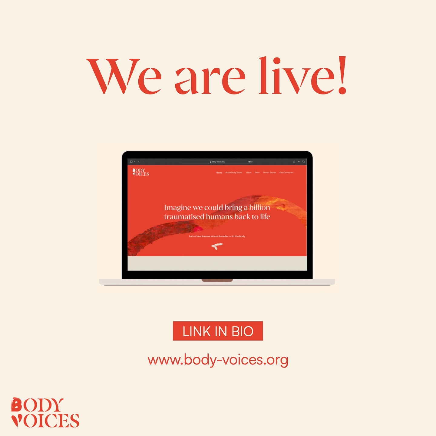 Our new website is live! Over the past few weeks, we have worked with the wonderful designer Amy from @carmanncreative to create a website that brings our vision, motivation, and services to life. Check it out to learn more about Body Voices - you can find the link in our bio!
#launch #website #websitedesign #bodyvoices