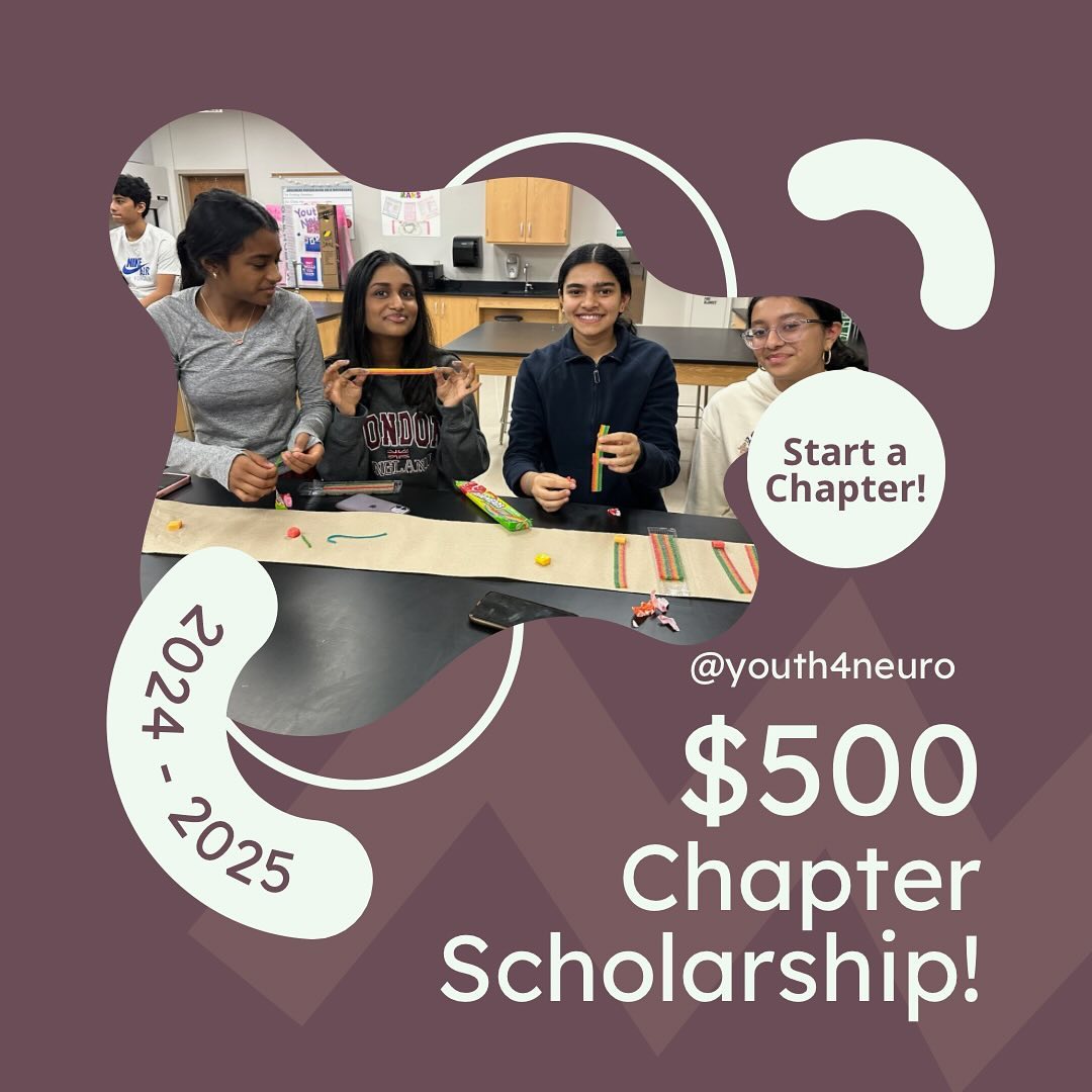Youth4Neuro is excited to announce the $500 Chapter Scholarship! 🎓
Start your own chapter and compete for this amazing opportunity by showcasing:
✔️Consistency
✔️Impact in your community
✔️Fundraising efforts
✔️Active participation
💰 Use the funds to amplify your initiatives and drive change!
Apply today and don’t miss this chance to join a growing network of changemakers! Link in bio to apply! 🧠
#youth4neuro #neuroscience #y4n