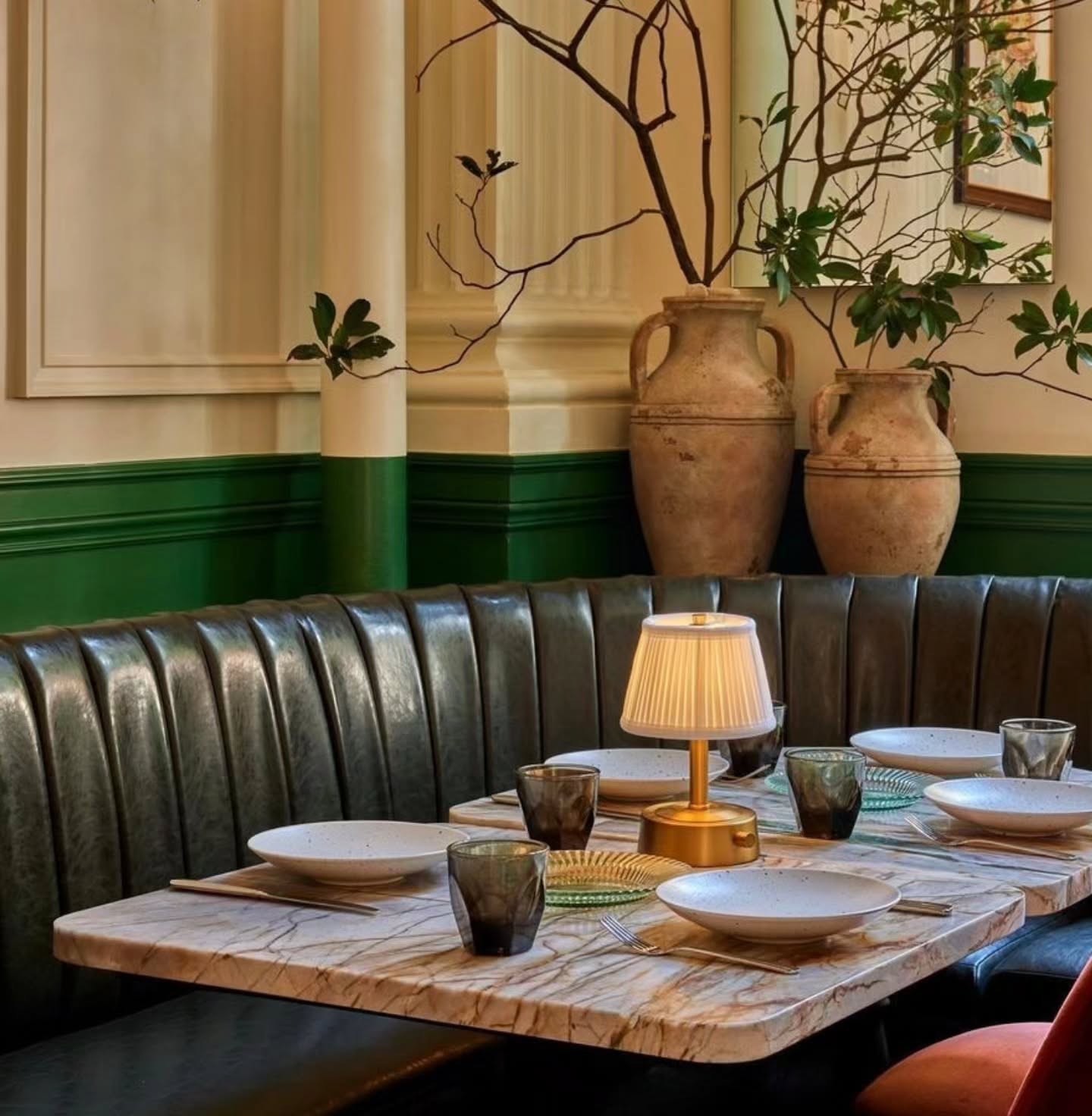 Friends of ours recently said "you've GOT to try this place downtown, it's SO cool inside and they have the best drinks" and then showed us the restaurant matchbook with the name... @enswellphilly
And then oh how we laughed because we know EXACTLY how cool it is inside. We just have yet to get back there and try the cocktails 🍸🥃
the D E T A I L S
🖤 Green leather channel tufted banquette with turned wood legs
🖤 Two site visits to make sure it fit perfectly in its very precise space--between existing columns and against newly built walls and in front of new install electrical
🖤 @enswellphilly you guys are right. There *is* something about that corner. Save it for us, some drinks are calling our names.
.
.
.
#custominterior #custommade #customfurnituredesign #custombanquette #restaurantdesign #philadelphiainteriordesigner #phillyinteriordesign #nyinteriordesign #bucksinteriordesign #interiordesign