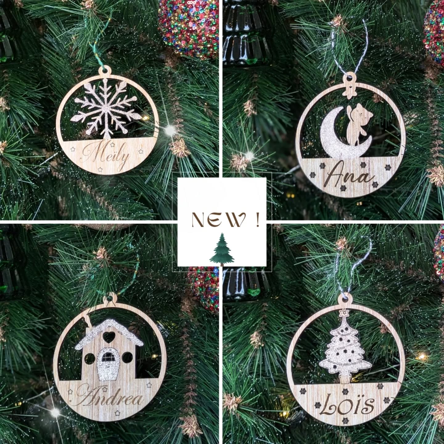On est trop heureux de vous présenter les toutes premières boules de Noël !
Parce que la personnalisation c'est notre spécialité, on avait envie de proposer quelque chose de différent et qui vienne sublimer votre sapin de Noël !
Rien de mieux qu'une boule personnalisée avec son prénom, celui de ton enfant, de la voisine ou bien de ton ex...make your choice !
Attention c'est un stock très limité !
Il y a aura seulement une trentaine de boules de disponible sur le shop !
Des bisous 😘😘😘😘
