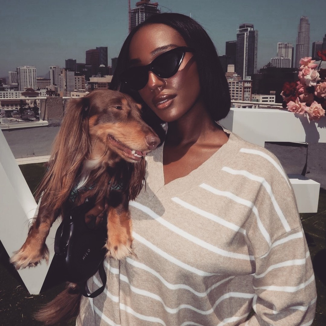 Milo in style with @bria.raven