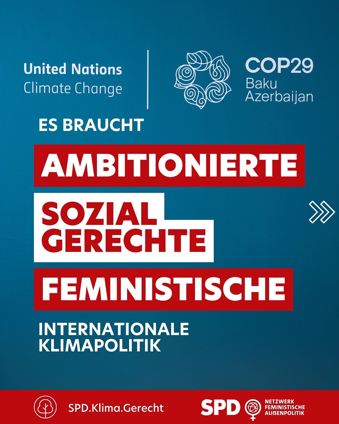 🤔 Was für ein Ergebnis wünscht du dir von der Klimakonferenz COP29 in Baku?
❗️Wir fordern eine ambitionierte, sozial gerechte und feministische internationale Klimapolitik.
👉Unsere Positionen findest du in voller Länge auf unserer Website über den Link in der Bio