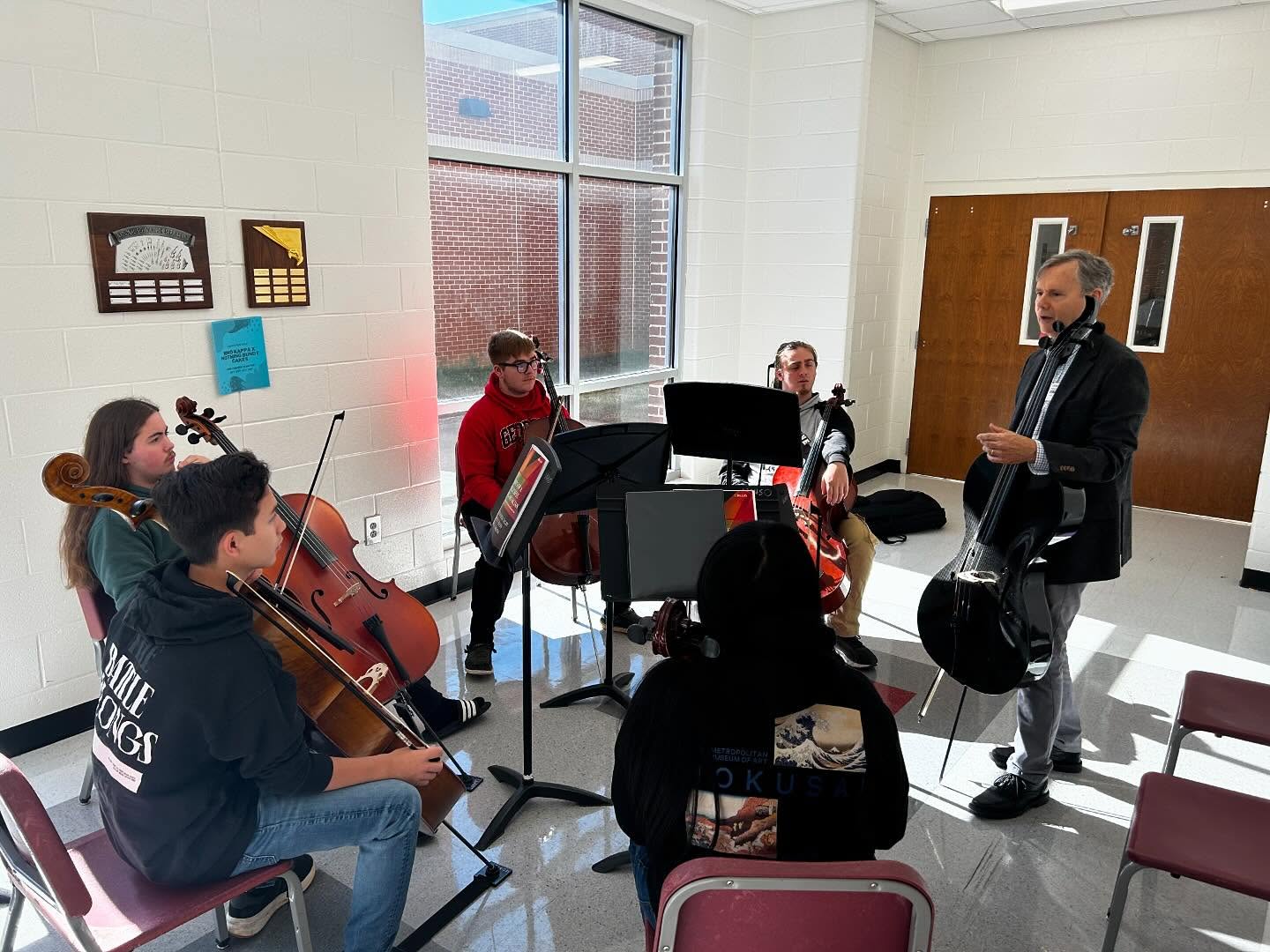 Thanks as well to Professor Steven Taylor from Georgia College for giving our cello section special treatment!