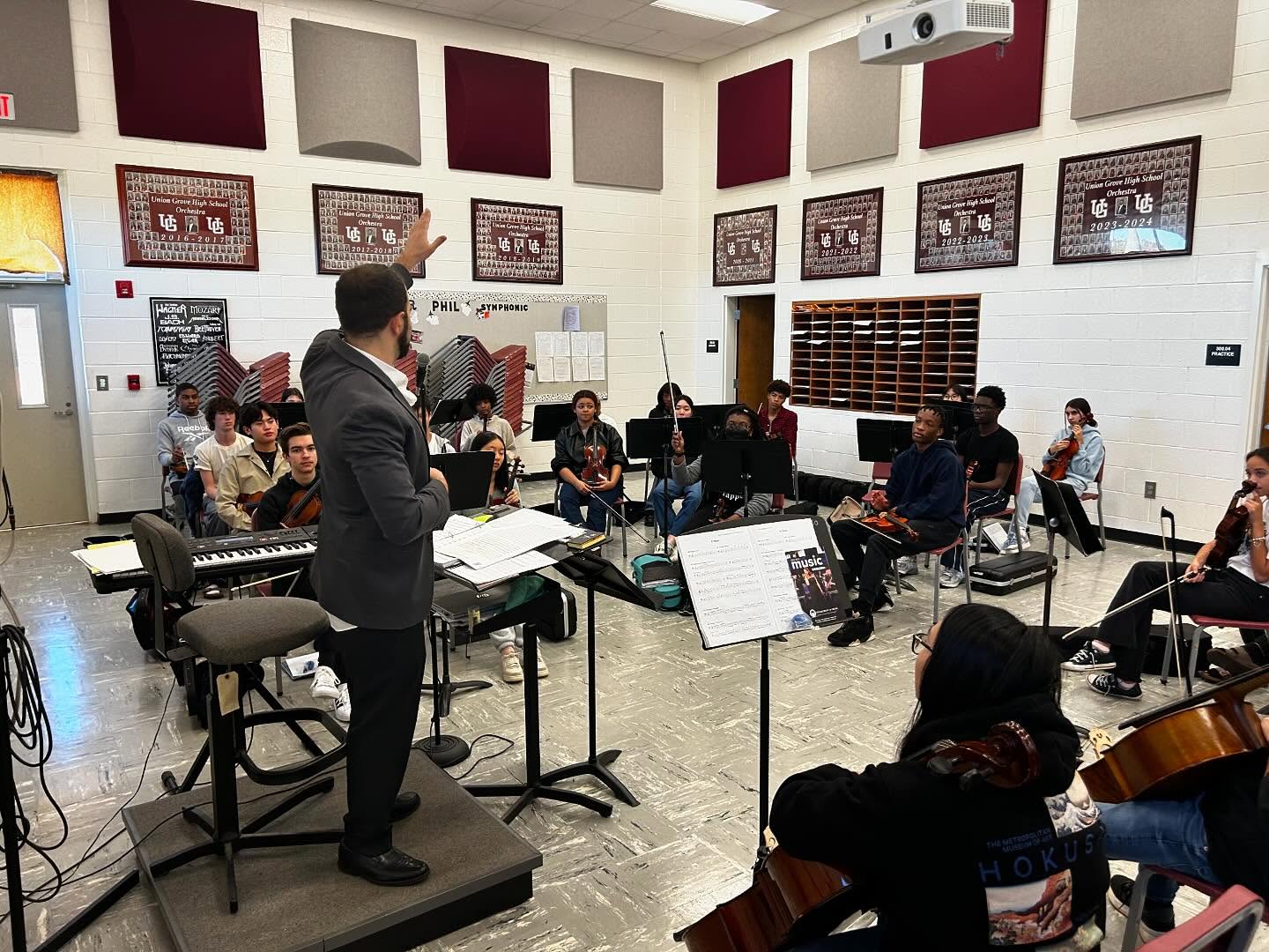 Many thanks to Dr. Bryan Hall from Georgia College for sharing his musical talent with our students!