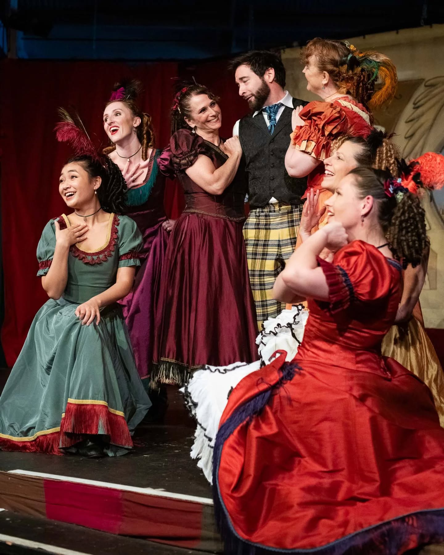 Tomorrow is our opening day at @dickensfair and we've got a phenomenal show for you!
Make sure to stop by at Mad Sal's stage to find out why this handsome man is surrounded by all our graceful dancers 💞
Photo credit: @frogsongphotography