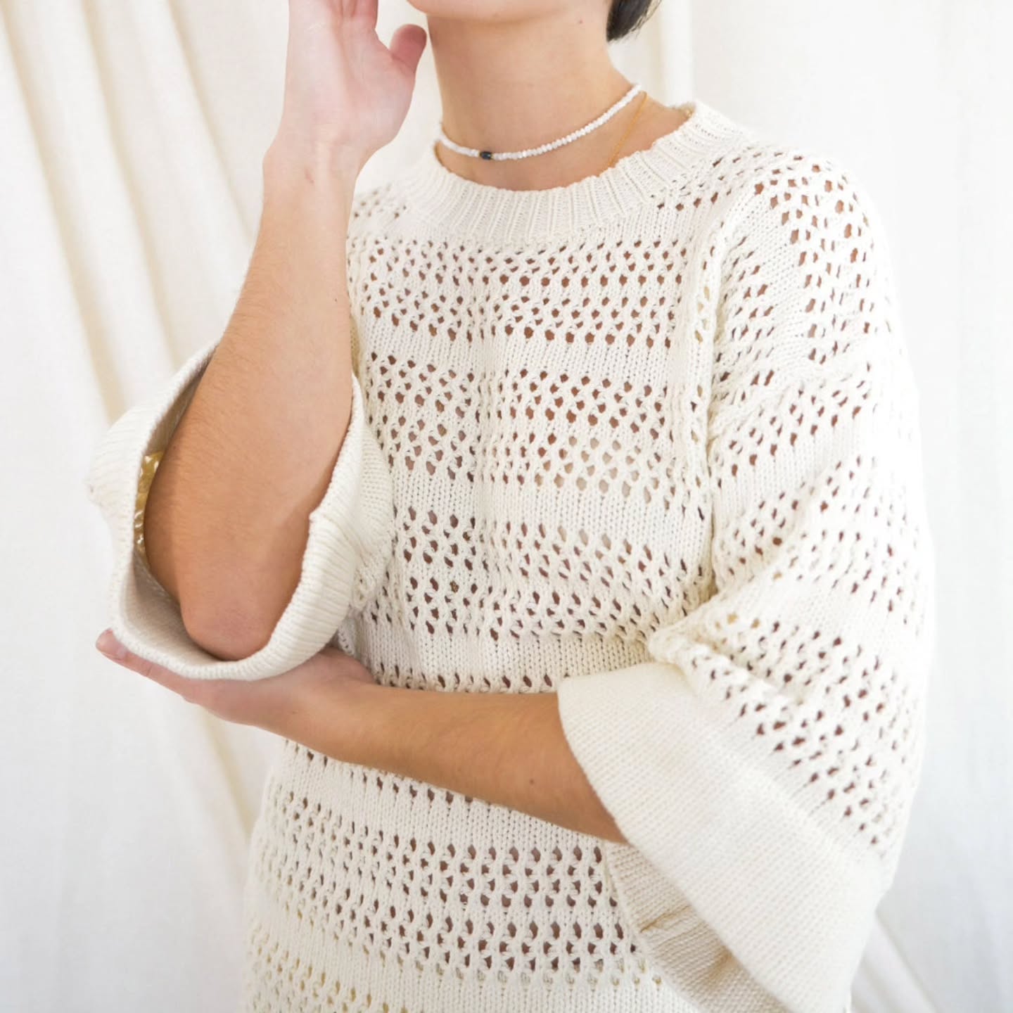 Celebrate style with this one-of-a-kind knit design, crafted to stand out 🪡