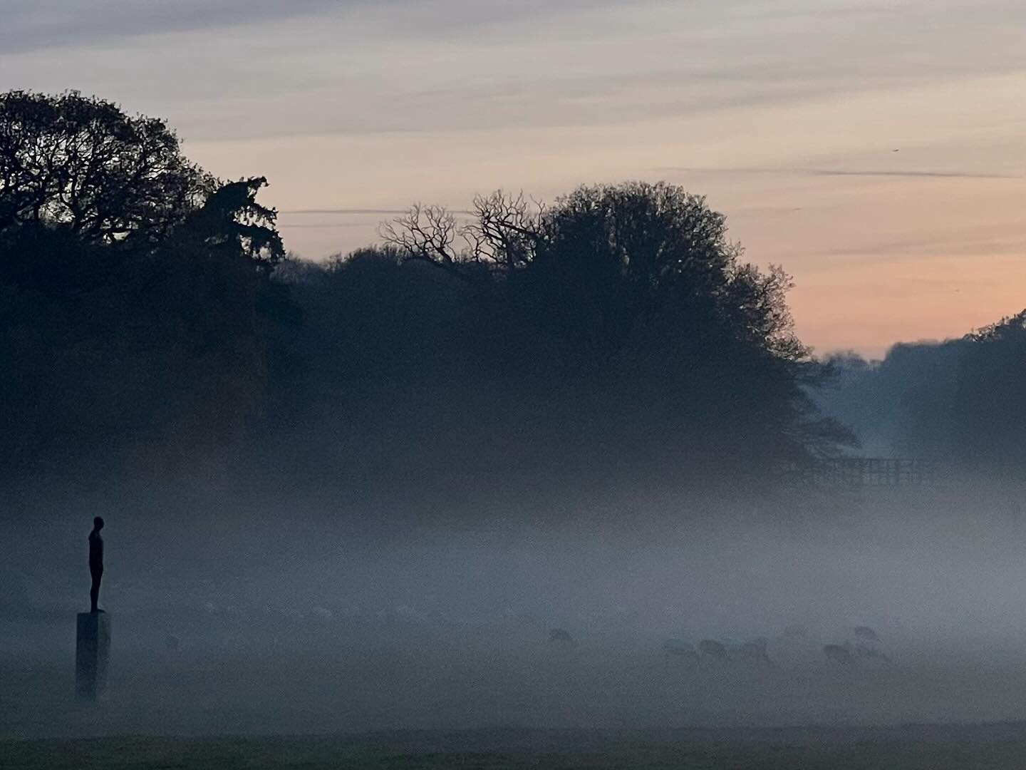 Goodbye Gormley… only a few left standing now as we de-install. We will miss these silent figures, observing as we go…