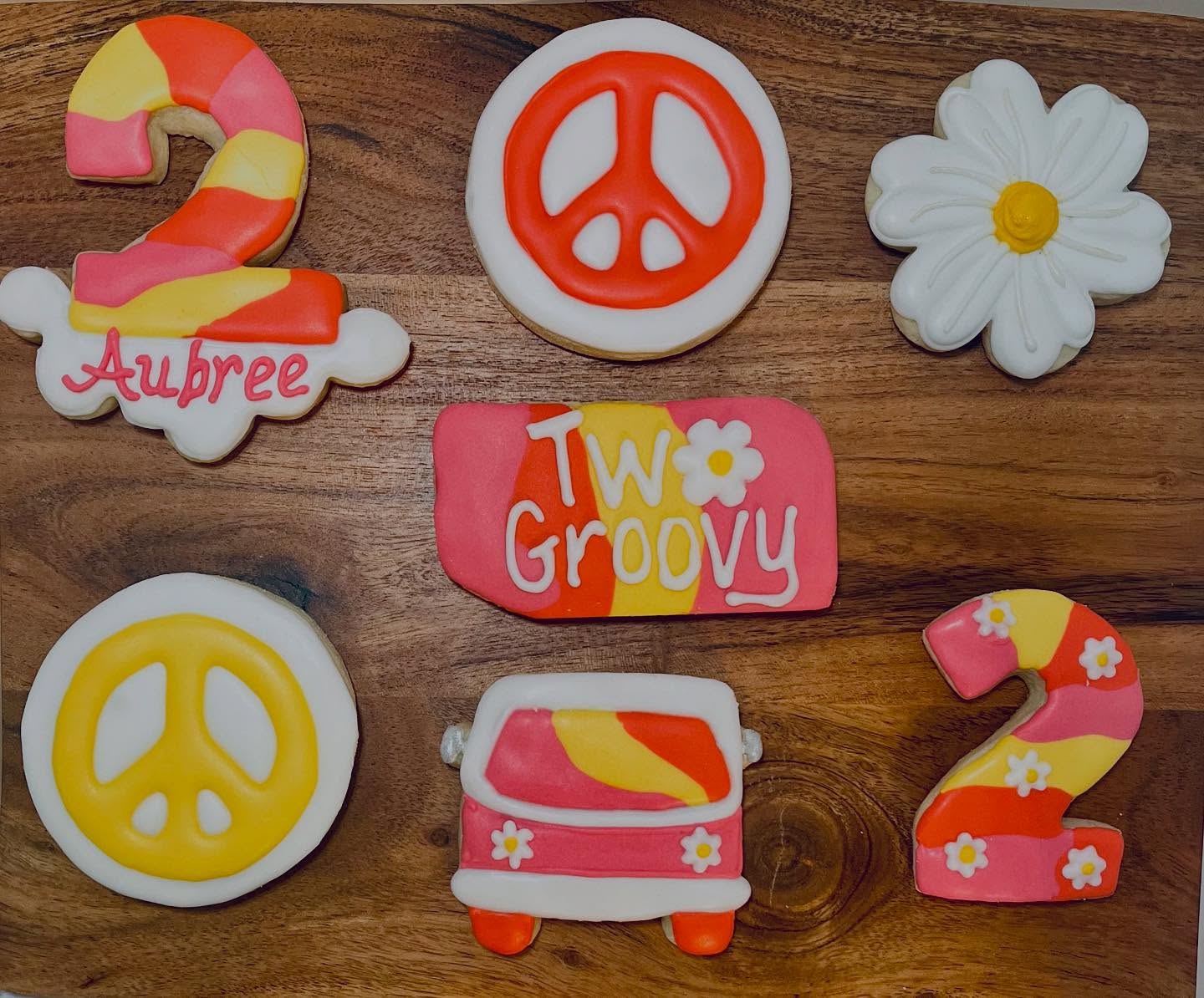 Happy 2nd birthday to Aubree! She is just “Two Groovy”. Have fun celebrating today!