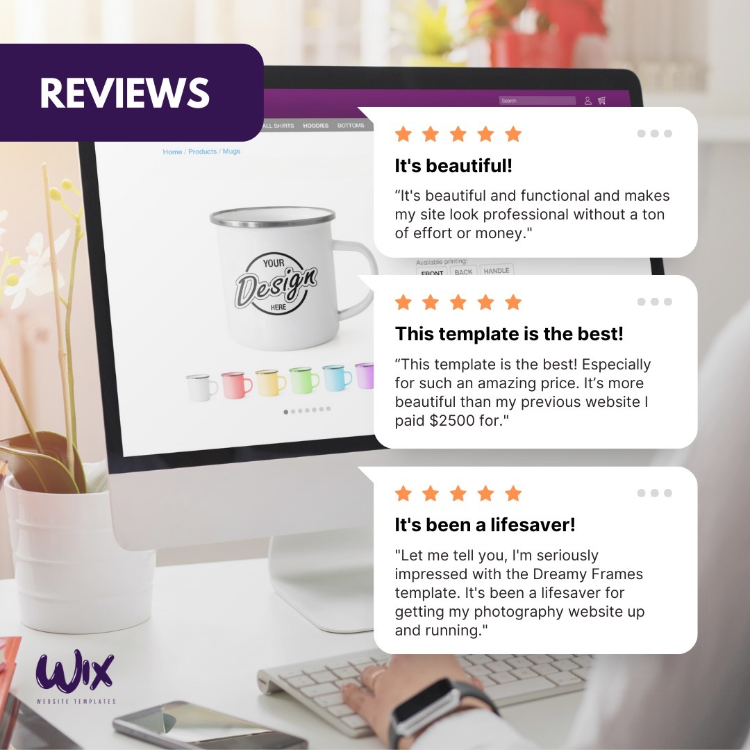 Our clients are RAVING about our Wix website templates!
We love hearing how our templates help you create stunning websites that are both beautiful and functional! Here's what some of our happy customers are saying
Valeria Novakov: "It's beautiful and functional and makes my site look professional without a ton of effort or money." ✨
Alexander Stain: "This template is the best! Especially for such an amazing price. It's more beautiful than my previous website I paid $2500 for."
Karen: "Let me tell you, I'm seriously impressed with the Dreamy Frames template. It's been a lifesaver for getting my photography website up and running."
Ready to take your website to the next level? ➡️ Head over to www.wixwebsitetemplates.com to browse our collection of stunning and affordable templates!
#wix #wixtemplates #websitedesign #websitebuilder #photographywebsite #professionalwebsite #affordablewebsite #diywebsite #entrepreneur #smallbusiness #getinspired #clientlove #happycustomers #cantgowrong #dreamyframes #thankyou