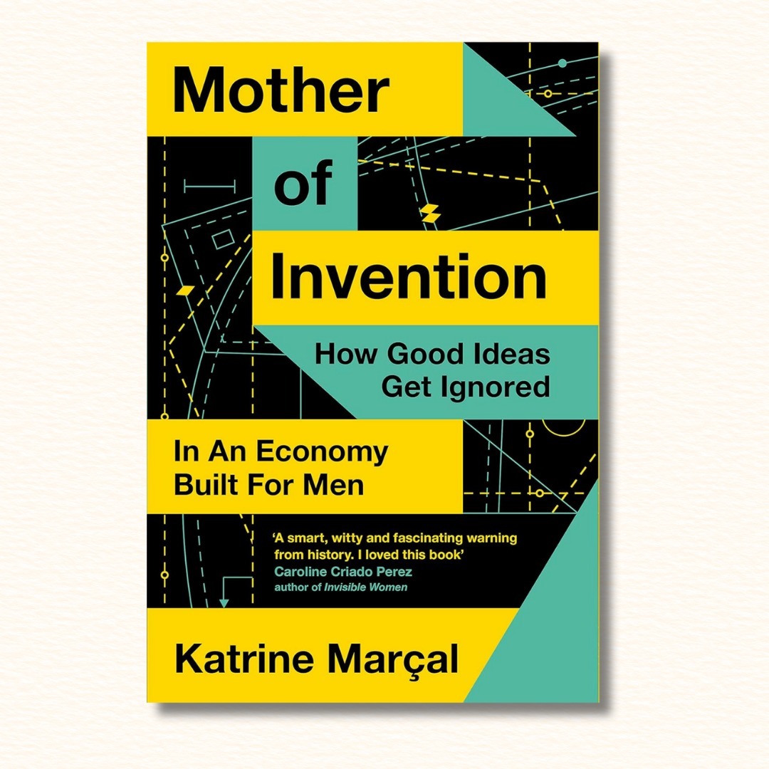 Q: What do suitcases with wheels and electric cars have in common?
A: The innovation and commercialisation of both were held back because they were seen as emasculating ways for men to travel. 'Real' men carried their luggage, and cranked their cars.
In 'Mother of Invention', Katrine MarƧal explores how progress has been delayed by our concept of gender, and our focus on the male experience (where male experience refers to that of white, powerful, wealthy men).
MarƧal unpacks why inventions associated with women aren't considered 'technology'āconsider how we refer to the 'Iron' and 'Bronze' ages, when the more dominant new technology at the time would likely have been something like the invention of ceramics or textiles.
This book is as much a fascinating history of women's involvements in some of the greatest inventions throughout history (did you know it was expert bra makers who won the bid to design NASA's first space suits?) as it is a warning. What are we missing by overlooking the perspectives and contribution of women. How will we face the greatest issues of our timeāa climate emergencyāif we continue to barrel down this road. Why do we feel the need to consider success a zero-sum game, and what could our future look like if we embraced humanity's unique relational and social skills in the world of new tech?
This book is a great companion to the inimitable "Invisible Women" by Caroline Criado-Perez (@ccriadoperez), which dives deeper into the science and consequences of women being overlooked in the worlds of science, tech, and health.