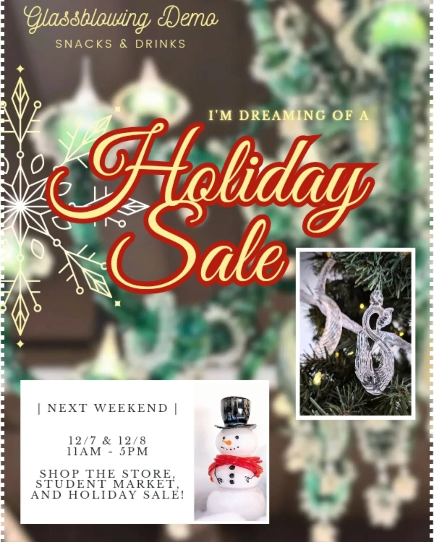 Baby please come shop
.
And have cider, snacks, and deals. Bring friends and fam, make it a thing.
See you there!
.
.
#holidays #market #sale #glass