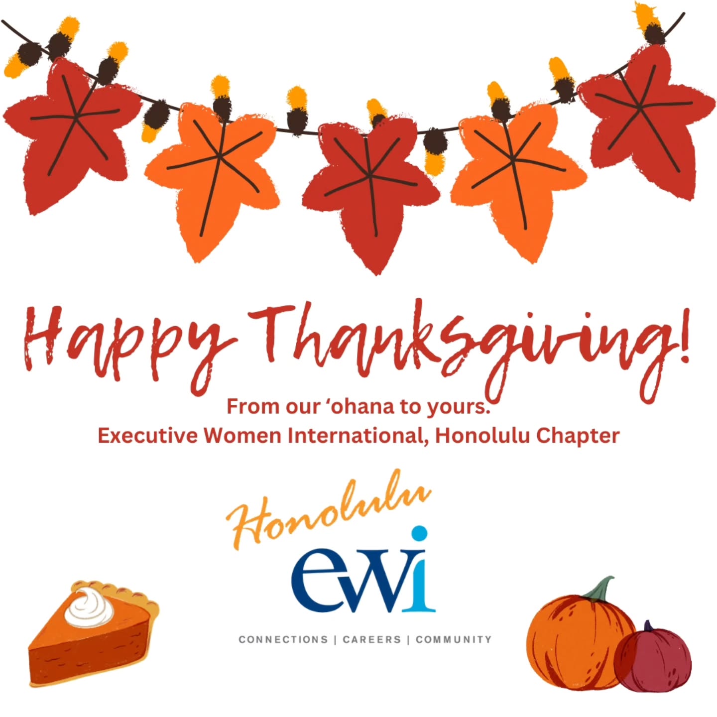 Grateful and blessed, from our ʻohana to yours, Happy Thanksgiving!
#gratitude #thanksgiving #hauolilahoomaikai #ewi