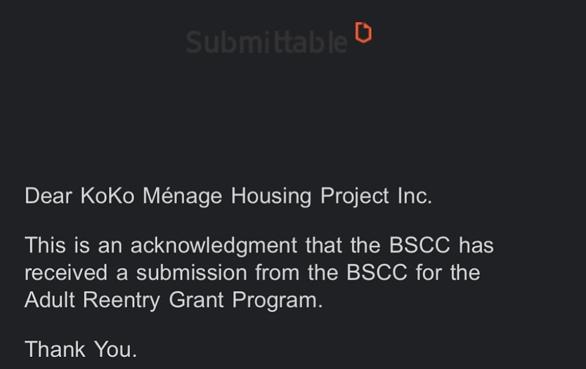 🏠7 days ago, our NPO was notified that the Board of State & Community Corrections released a RFP for a new grant called Adult Reentry Grant Cohort IV. We had until March 3, 2025 to submit our proposal. We wasted no time and for the last 3-4 days, we filled out every single mandatory attachment that outlined our budget request, our project work plan, and a very lengthy proposal requesting $3.2 million for the next three years in Rental Assistance and Warm Hand-Off Reentry Services. Our goal is to allocate these funds within our organization to support offenders transitioning from state prison to San Joaquin County. We are absolutely confident that we have accepted this challenge to help our brothers, our uncles, our father’s, and anyone else affected by the justice system. This was probably one of the hardest government grant proposals that I had to write but I was focused and determined as helping these potential program recipients become pillars in our community was my motivation to dedicate hours on end to submit our proposal. We look forward to great news of an award so we can fight back against recidivism & homelessness. This grant will help keep our doors open for the next five years, but also help more than 150 people being released on active parole from #CDCR - We are READY!! 💪🏽