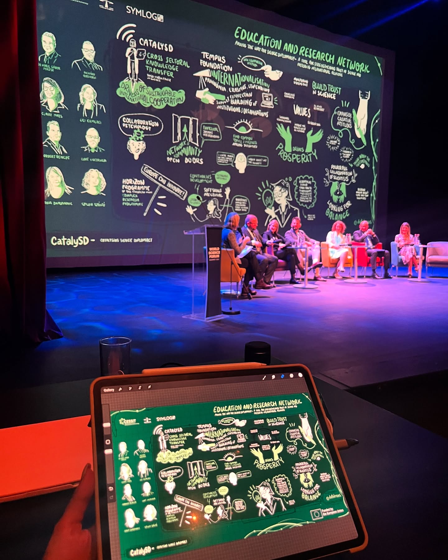 👋Hello #müpa hello #WordScienceForum, hello @CatalySD and thank you for having me 🫶
⏰One hour of discussion captured in real time✏️🚀
#graphicrecording #liveillustration #livesketching #digitaldrawing #budapest #catalysd