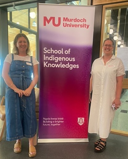 A busy week at the lab with Christine and Jenna attending the 20th @murdochuniversity colloquium on philosophy and Indigenous Knowledges 😊 As well as Jenna presenting at the end of year event hosted by the Australian Academy of Technological Services and Engineering! 👩💻🥼🐢