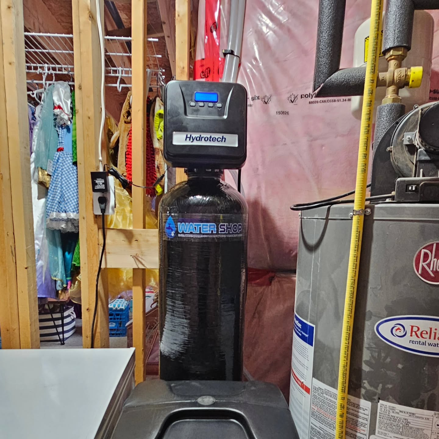 Second install of the day! Thank you, Tom and family, for your purchase of a 42,000 grain water softener!