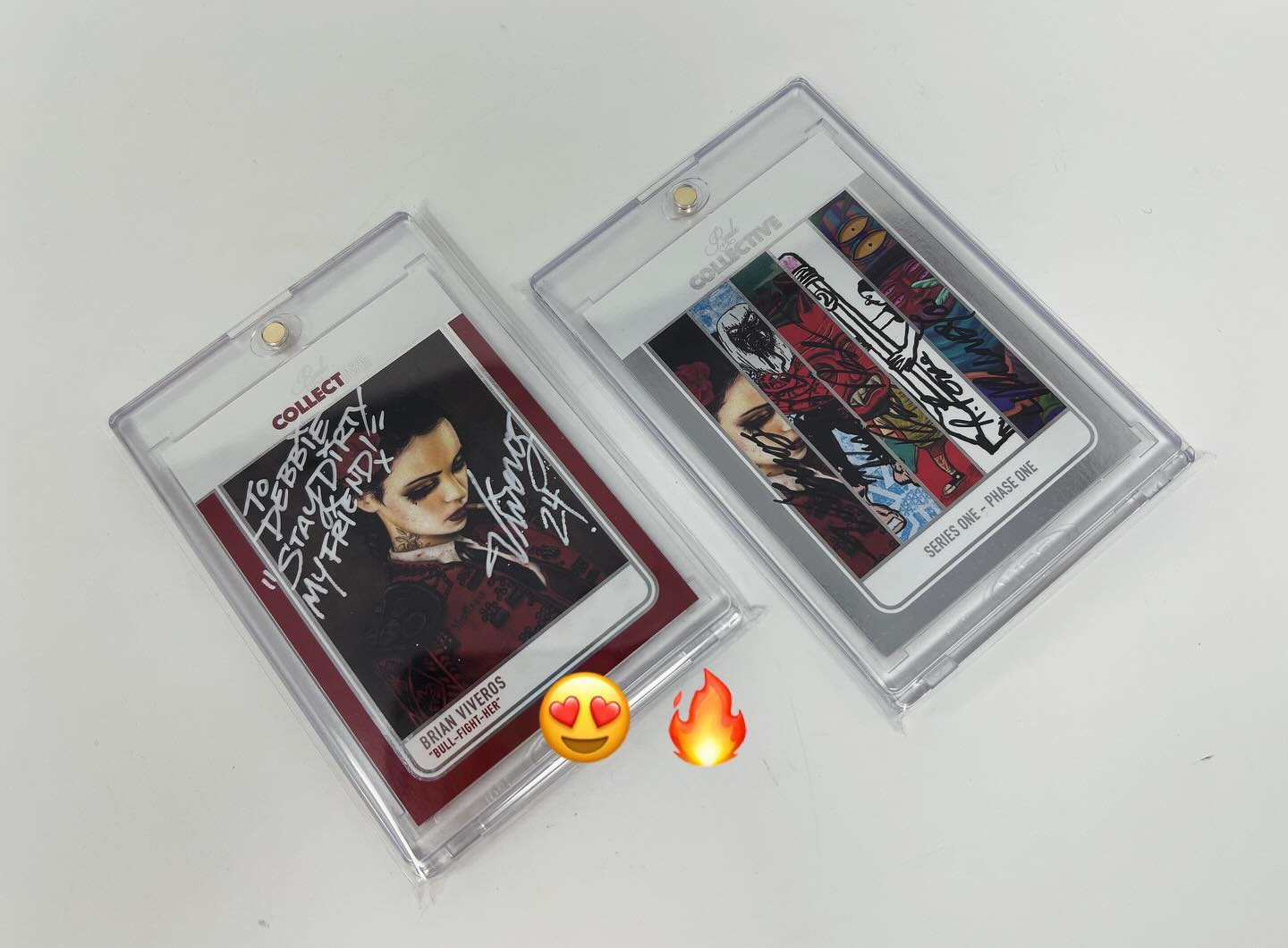 Thank you @houseofroulxtradingcards. As a collector, artist signed and limited edition variations mean so much to me and my overall collecting experience. I truly appreciate these. Many thanks to all the great artists whose work I am enjoying card by card. Special thanks to @viveros_brand - love your work!