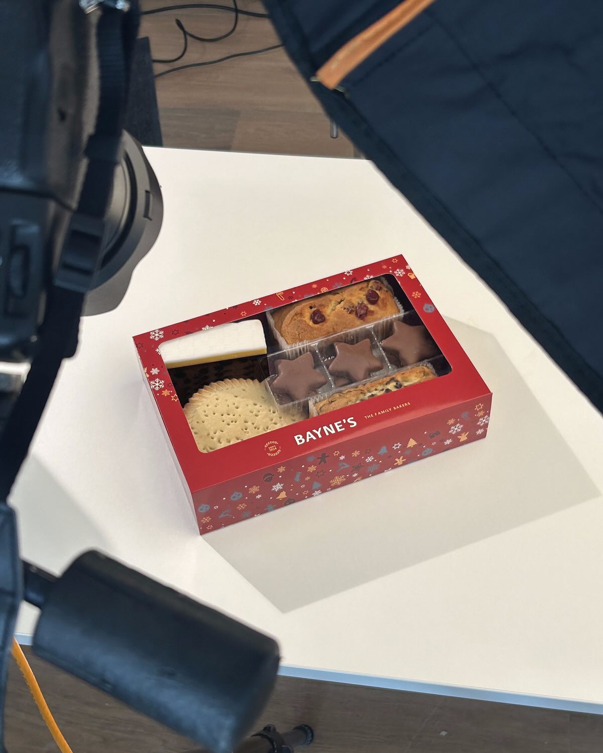 // #BTS PHOTO SHOOT // Creating festive product content for @baynesfamilybakers 🎄🎄🎄🎄
Now the festivities have started and the countdown to Christmas is on we can show some behind the scenes from a photoshoot with @upfront_photography_ from earlier this year creating images of product packaging and gift cards we’ve designed for Bayne’s The Family Bakers.
Bayne’s have now their festive product range available to order online or in shops including a variety of made-to-order festive products like Steak Pies, Tortens, Trifles, Christmas Cakes and Festive Hampers.
Visit the Bayne’s website for more info.
#contentcreation #websitecontent #productphotography #packagingdesign