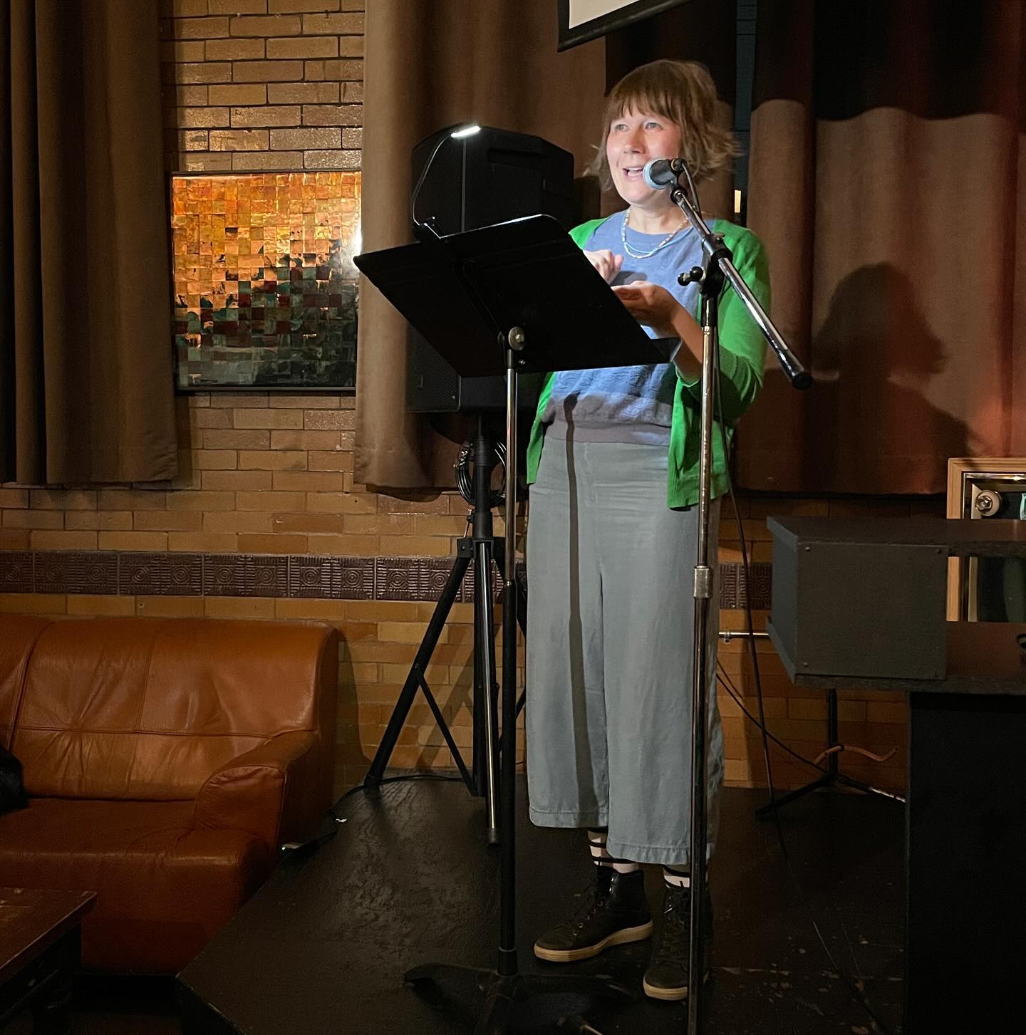 Snapshots from the December Lit Live where readers @westheadjessica @corysaintelmore @margaretnowaczyk & Lily Wang gave the audience at @thestaircase much to REFLECT on 🪞📖🪞#readingseries #hamont #writingcommunity #literaryevent #canlit