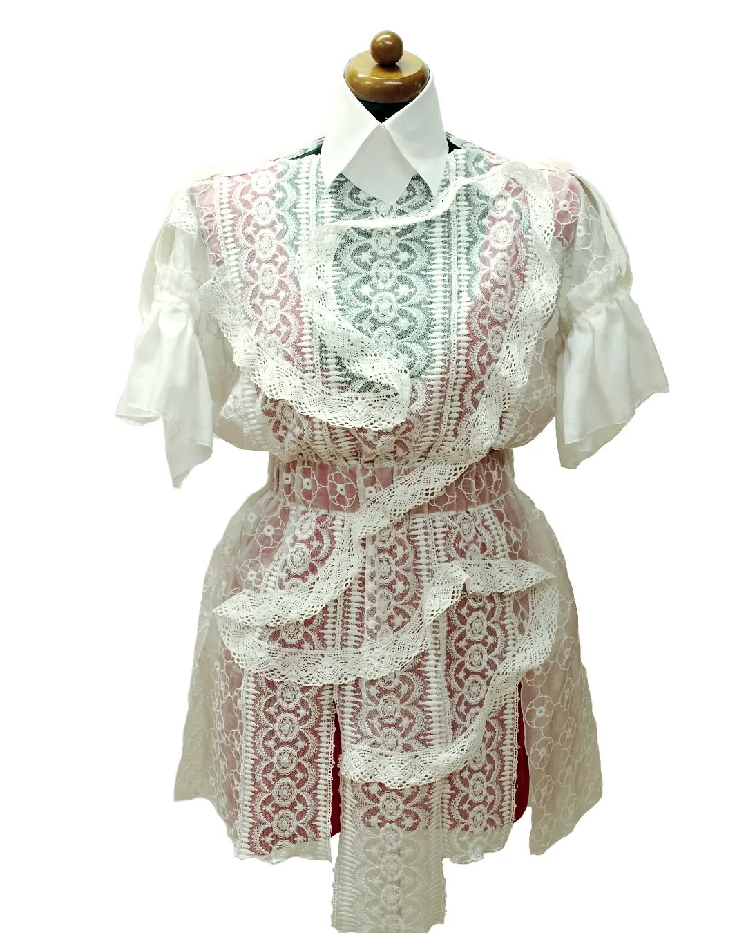 New upcycled wedding dress from laces from the estate and offcutts is ready for You in our studio.🔥
This dress is an addition to the WARDROBE TALES series, showcasing a perfect blend of sustainability and timeless elegance, crafted from waste off-cuts of bespoke creations and deadstock lace, it embodies the art of giving new life to forgotten materials.
Hand-stitching connects parts of the lace, underscoring the meticulous craftsmanship behind the design. The bold red underdress and versatile collar can also be worn as stand-alone pieces, offering endless styling possibilities for the bride who values both creativity and conscious fashion.
Each detail of this dress tells a story – a celebration of individuality, sustainable luxury, and the beauty of reimagined materials. a truly one-of-a-kind piece for those who dare to be different.
You can try the dress in our studio or check more information here:
https://www.klarazidkova.cz/product-page/upcycled-wedding-dress-crafted-from-deadstock-lace-and-fabric-offcuts
#circularmaterialthinking #upcycledweddingdress #forbridesalreadymessedupwithworld #lacesfromtheestate #offcuts #sustainablewedding #readyforyou #readytowear #oneofakind #klarazidkova