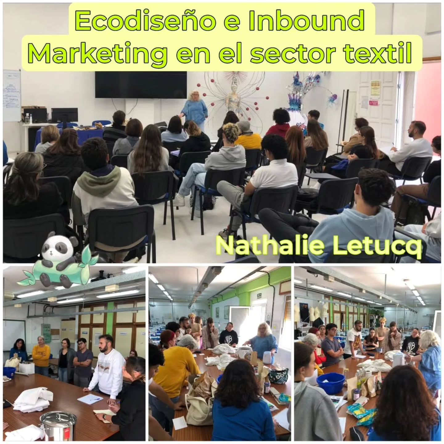 #Repost @cifplasindias
🌿🎨 ¡Hoy arrancamos el Workshop "Colorantes y Pigmentos Naturales en el Sector Textil" con @nathalieleturcq ! 🧵✨
Esta increíble actividad forma parte del *Proyecto de Innovación Metodológica: "Ecodiseño e Inbound Marketing en el sector textil"*, que estamos llevando a cabo con el grupo de 1º CS de Patronaje y Moda.
🌱💡 ¡Un paso más hacia un futuro más sostenible y creativo en la moda! 👗♻️
@tenerifemoda
@efraincan @amolowny @cifplasindias #InnovaFpCan #FpCanarias #Fpinnovacion #Ecodiseño #ModaSostenible #InboundMarketing #PigmentosNaturales #TallerTextil #PatronajeYModa